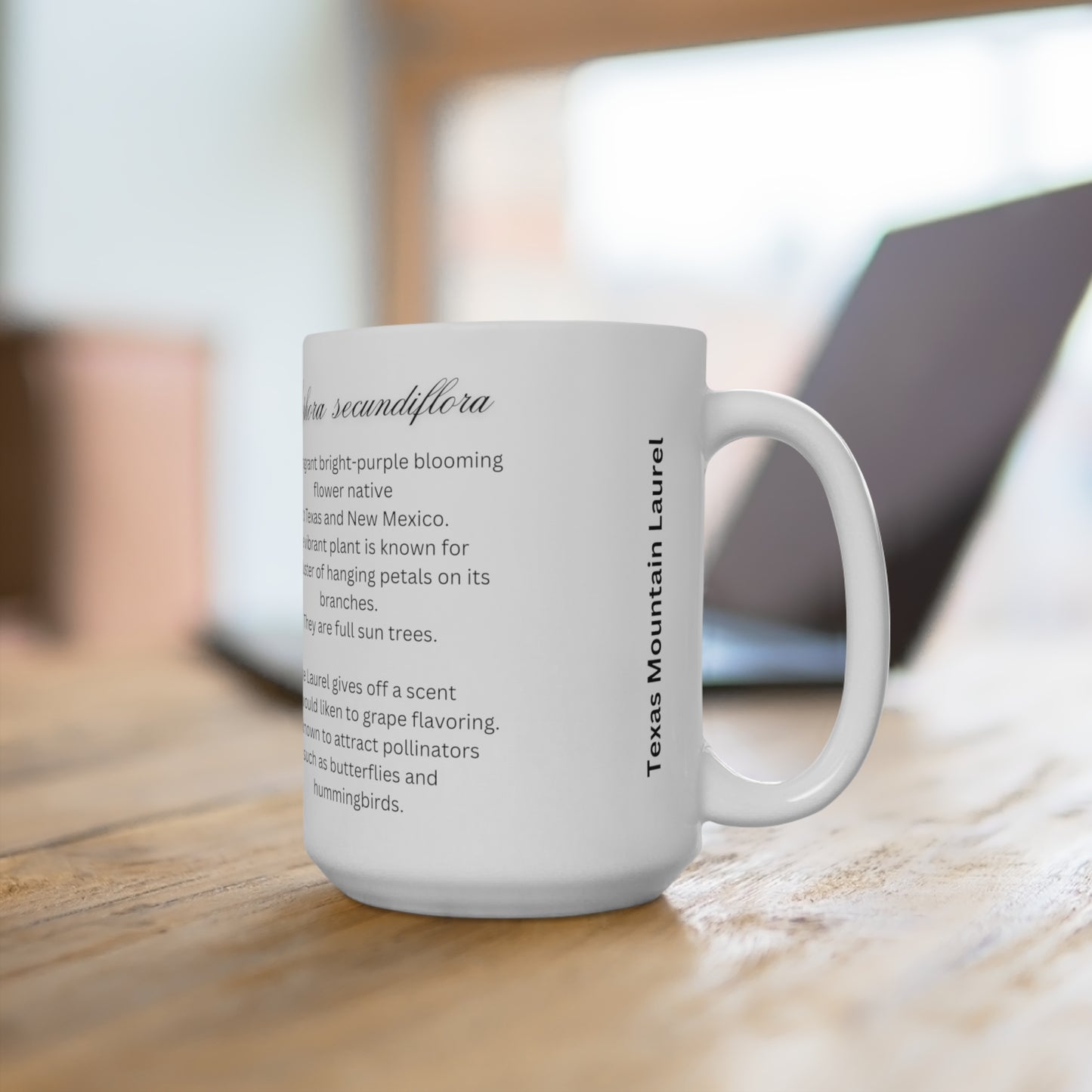 Purple Texas Mountain Laurel | Mug 15oz