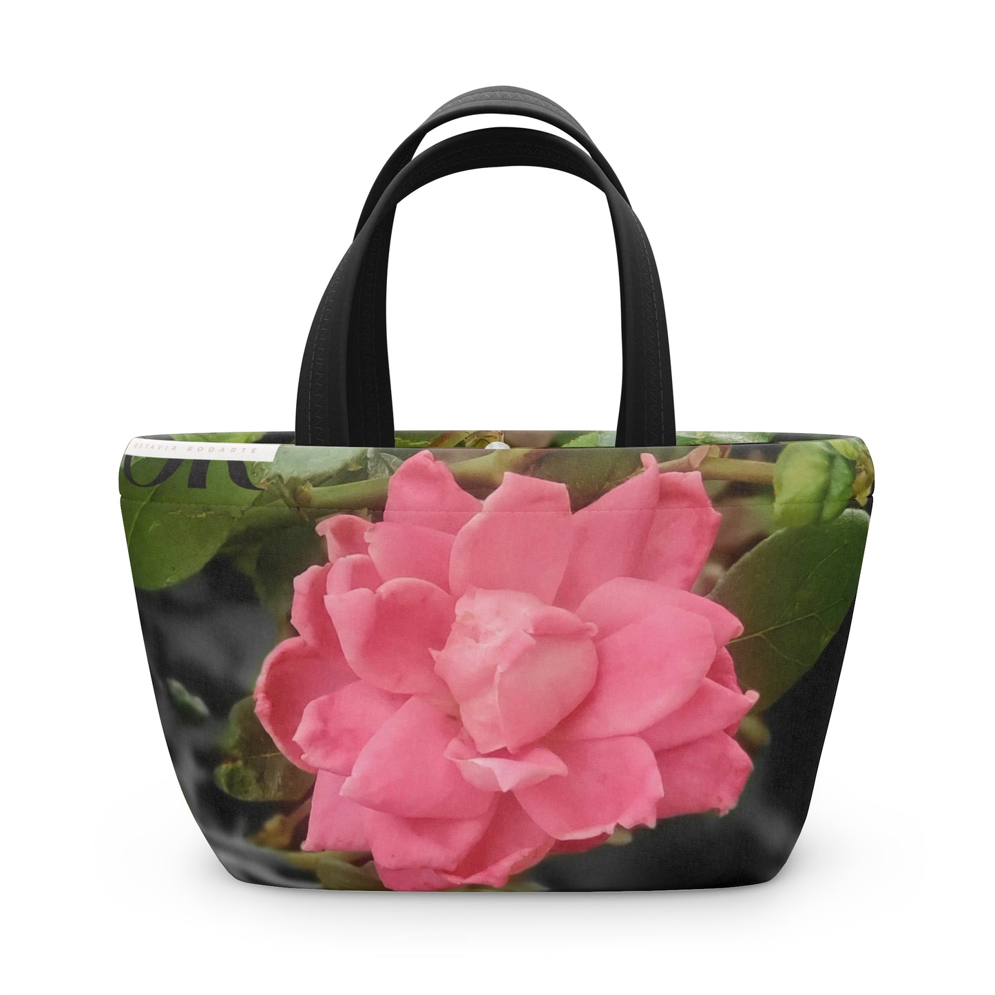 Pink Flower On A Vine Bag