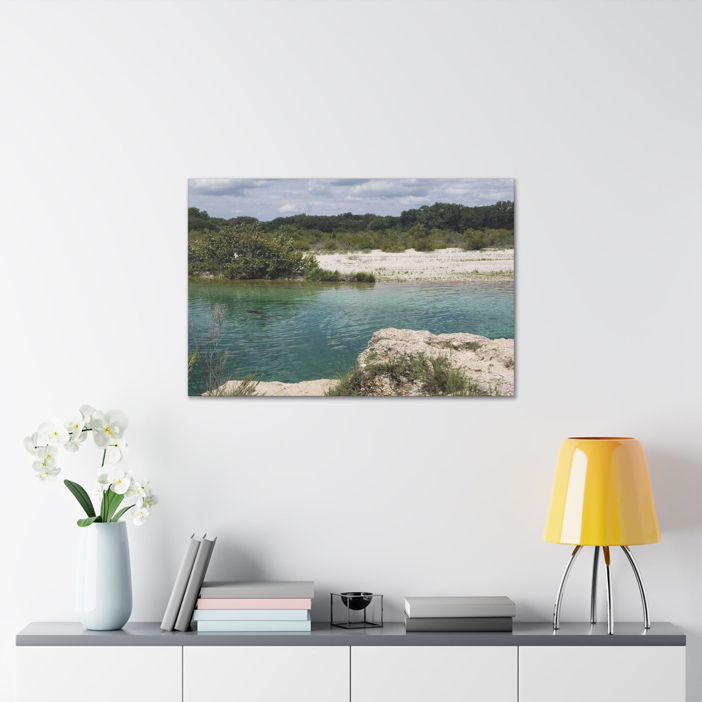 Canvas Gallery Wraps with Sunday By the Lake Signature Print