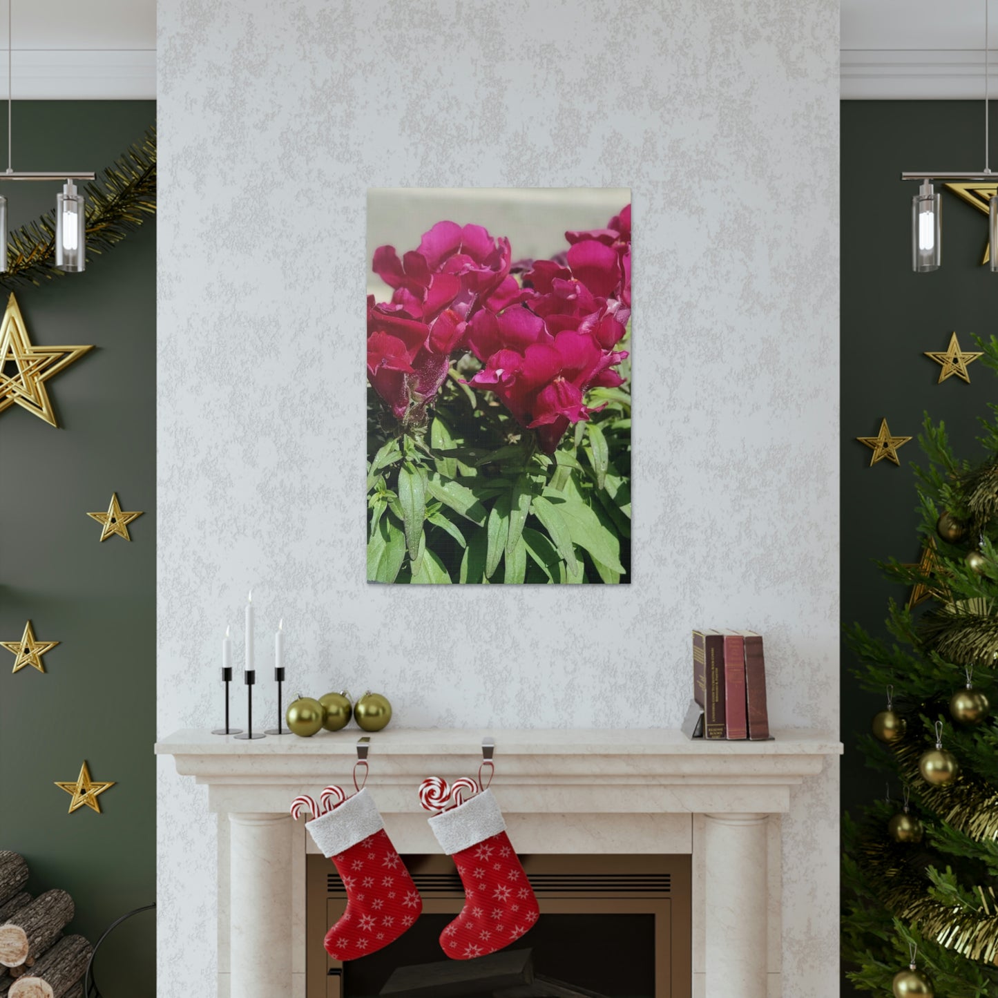 Magenta Snapdragon | Wall Art Canvas | High Bloom Collection | Life By Ortavia