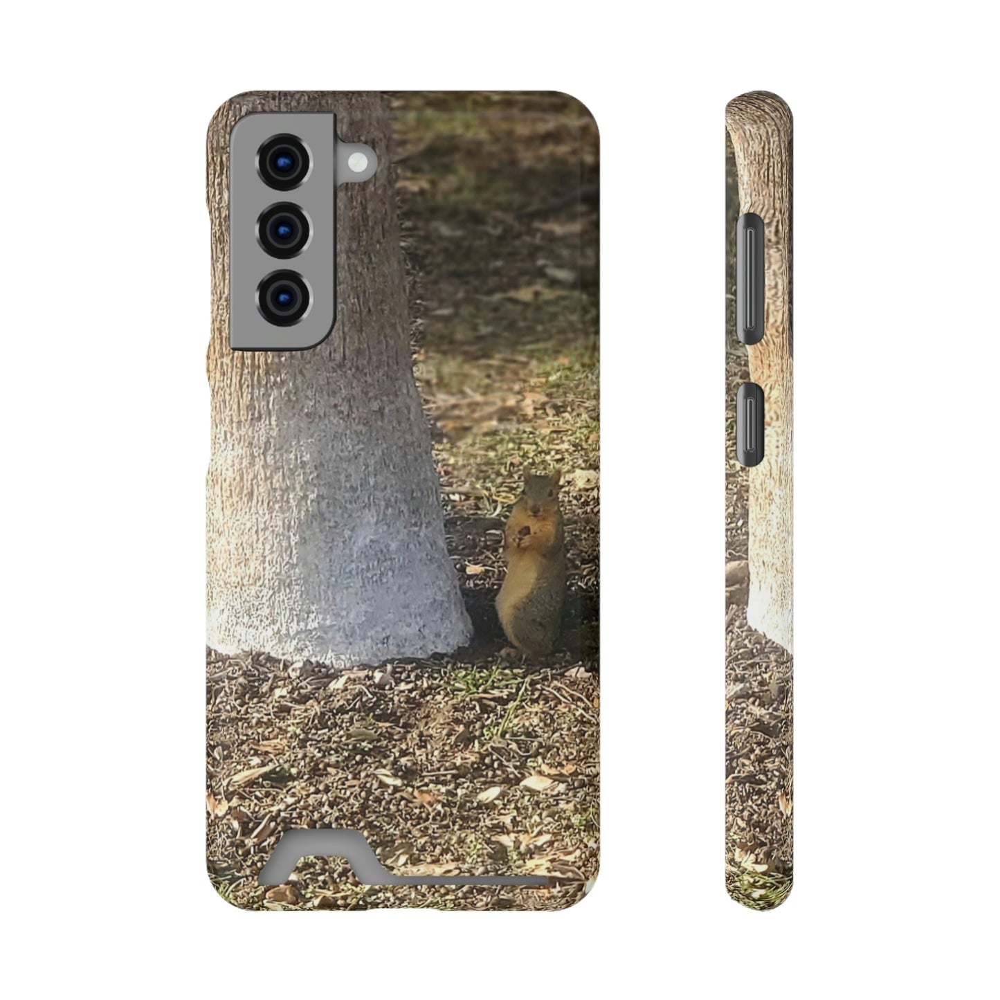 Squirrel and A Nut | Phone Case with Card Holder | Urban Geographic Collection | Life By Ortavia