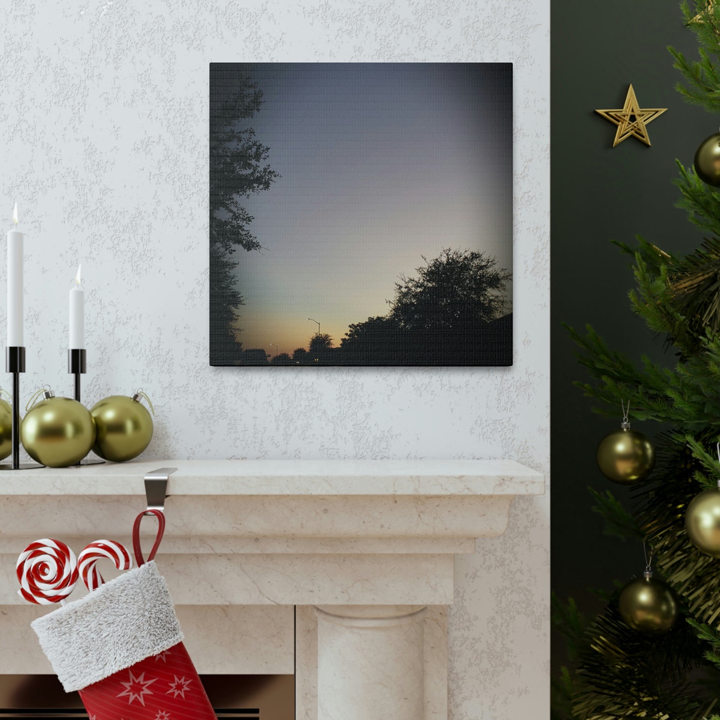 Rainbow Sunset | Wall Art Canvas | Heavens Collection | Life By Ortavia