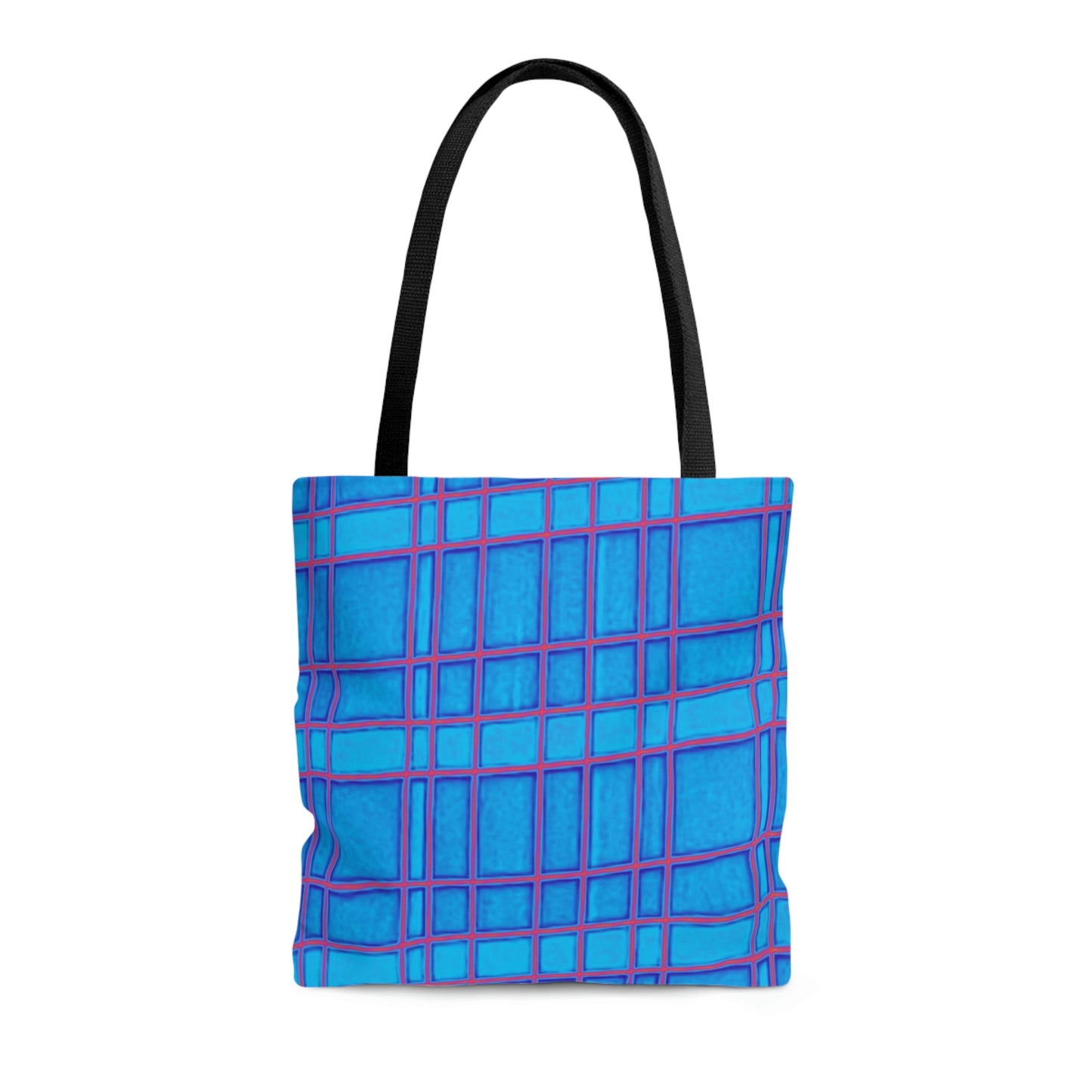 Light Blue/Red | Tote Bag | Vintage Window Collection | Life By Ortavia