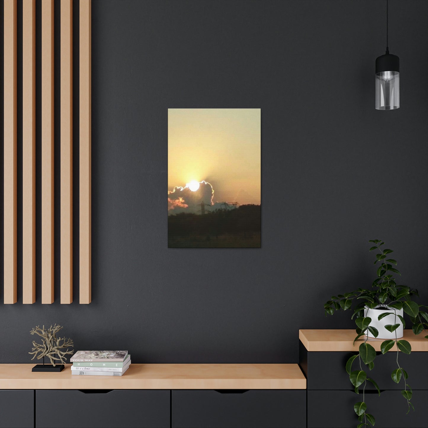 Sun in the Clouds | Wall Art Canvas | Heavens Collection | Life By Ortavia