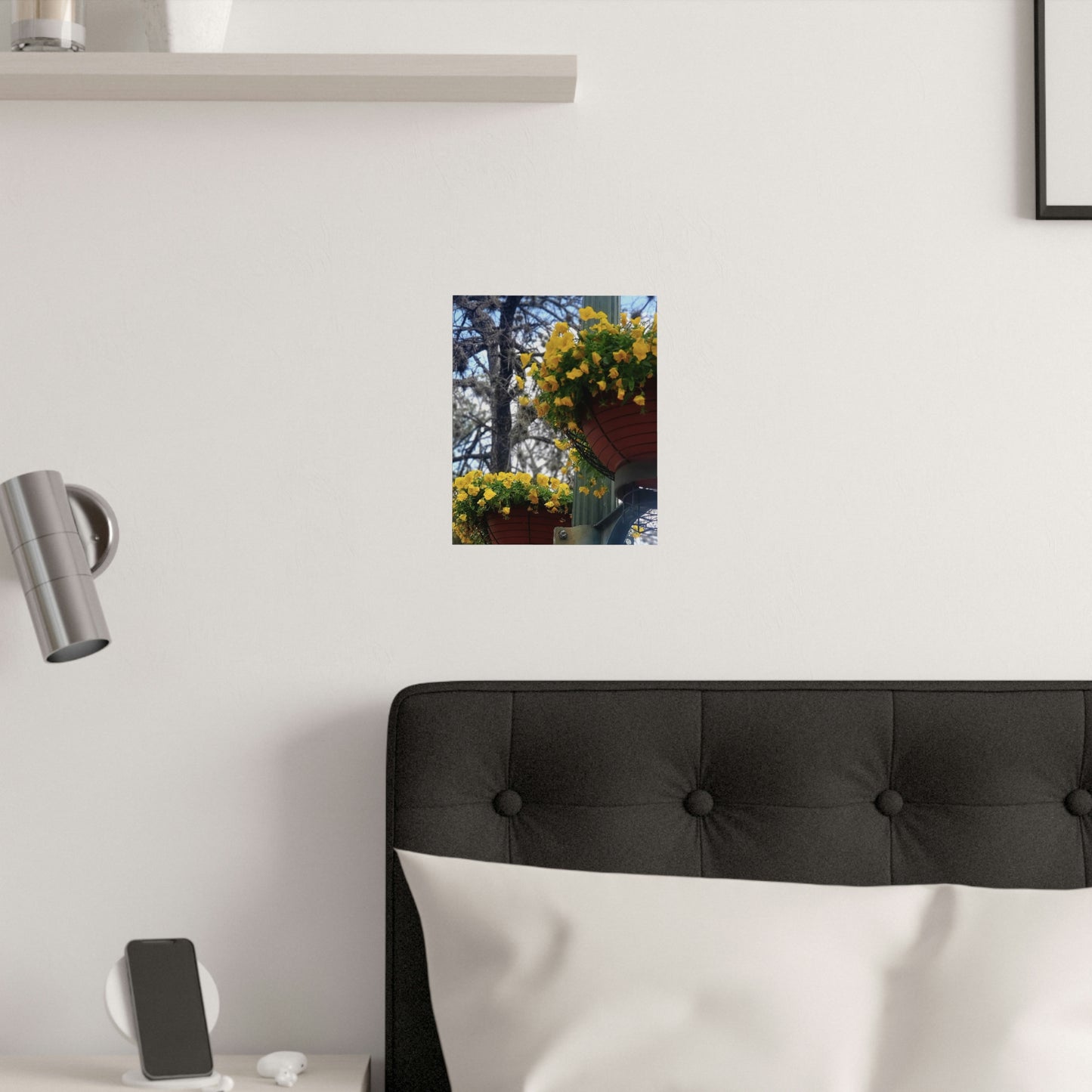 Yellow Pansies Downtown | Satin Posters (210gsm) | High Bloom Collection | Life By Ortavia