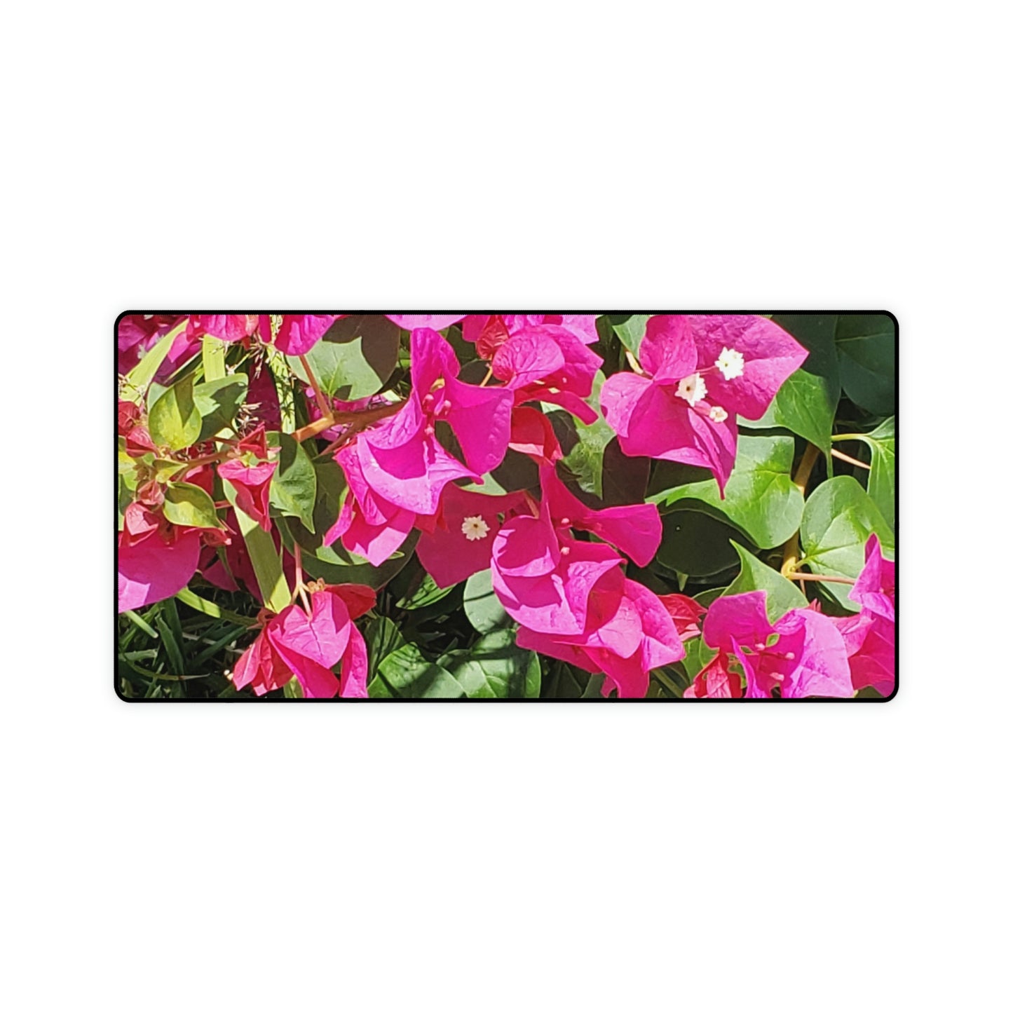 Hot Pink Bougainvillea | High Bloom Collection | Desk Mat | Life By Ortavia