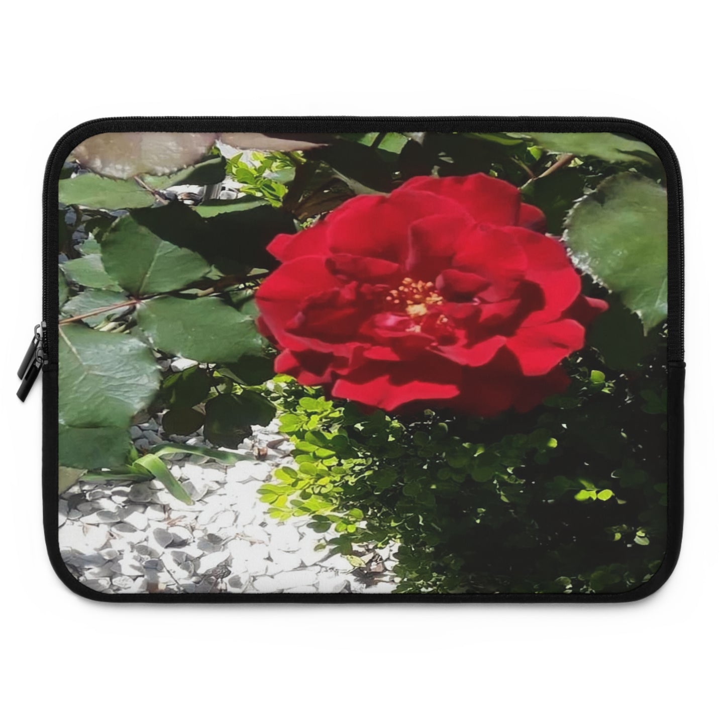 Laptop Sleeve Protecting Cover with Europeana Red Rose 7 Inch 10 Inch 13 Inch 15 Inch 17 Inch