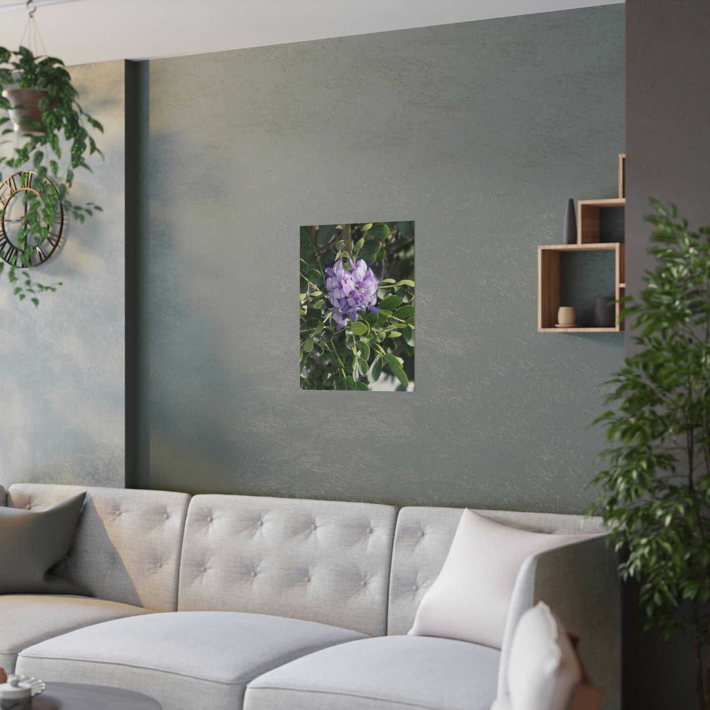 Purple Texas Mountain Laurel | Satin Posters (210gsm)