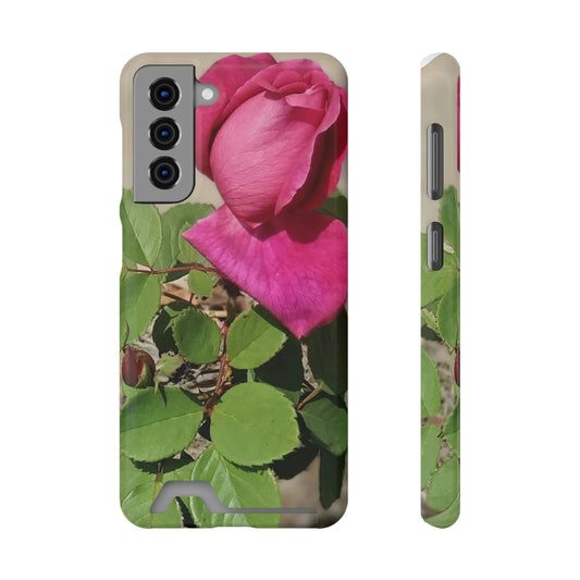Dear Pink Rosa | Phone Case with Card Holder | High Bloom Collection | Life By Ortavia