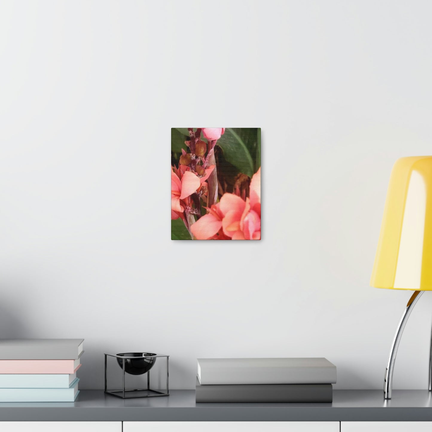 Art Prints & Wall Art, Canvas Gallery with Pink Canna Flower
