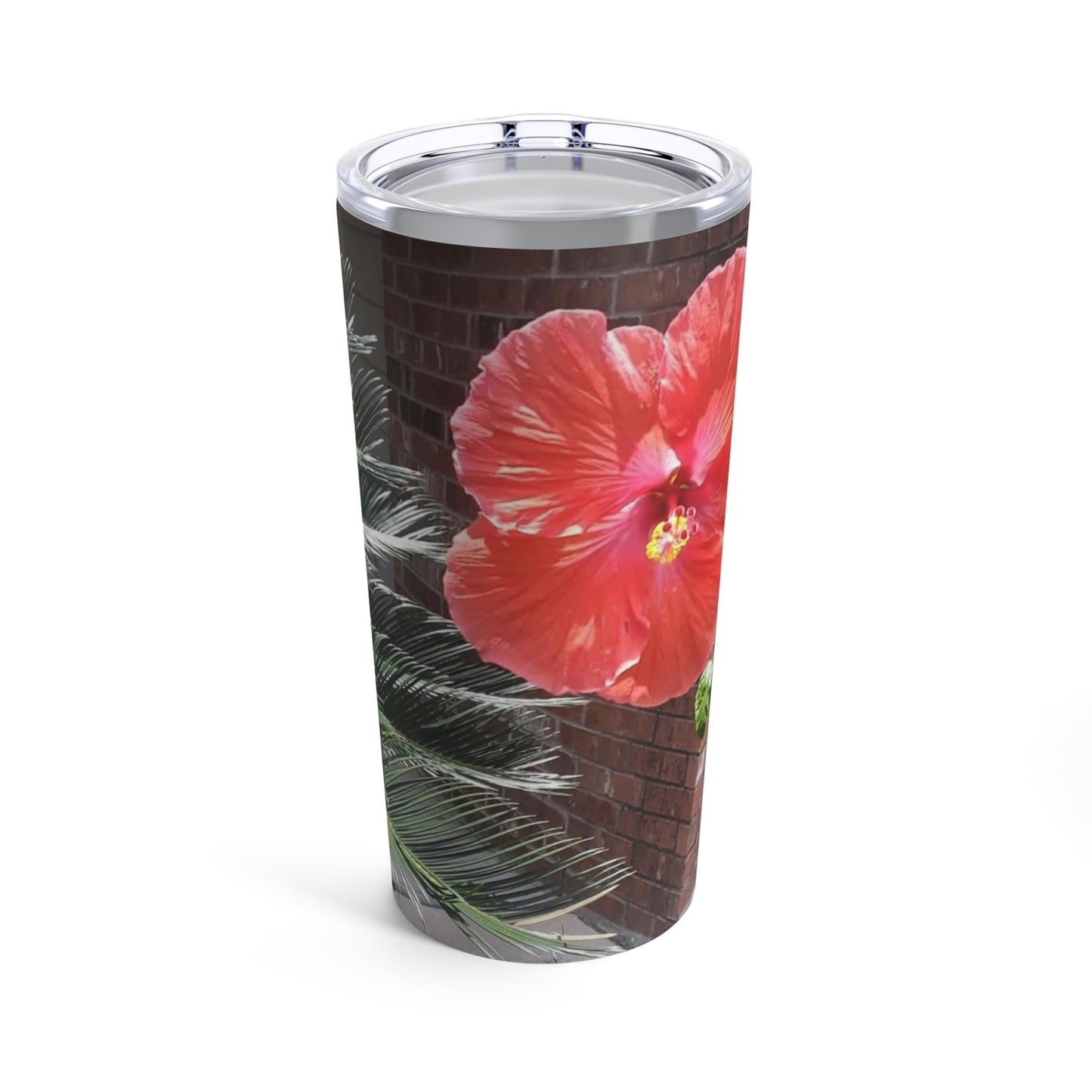 Peach Hibiscus Flower | Tumbler 20oz | High Bloom Collection | Life By Ortavia
