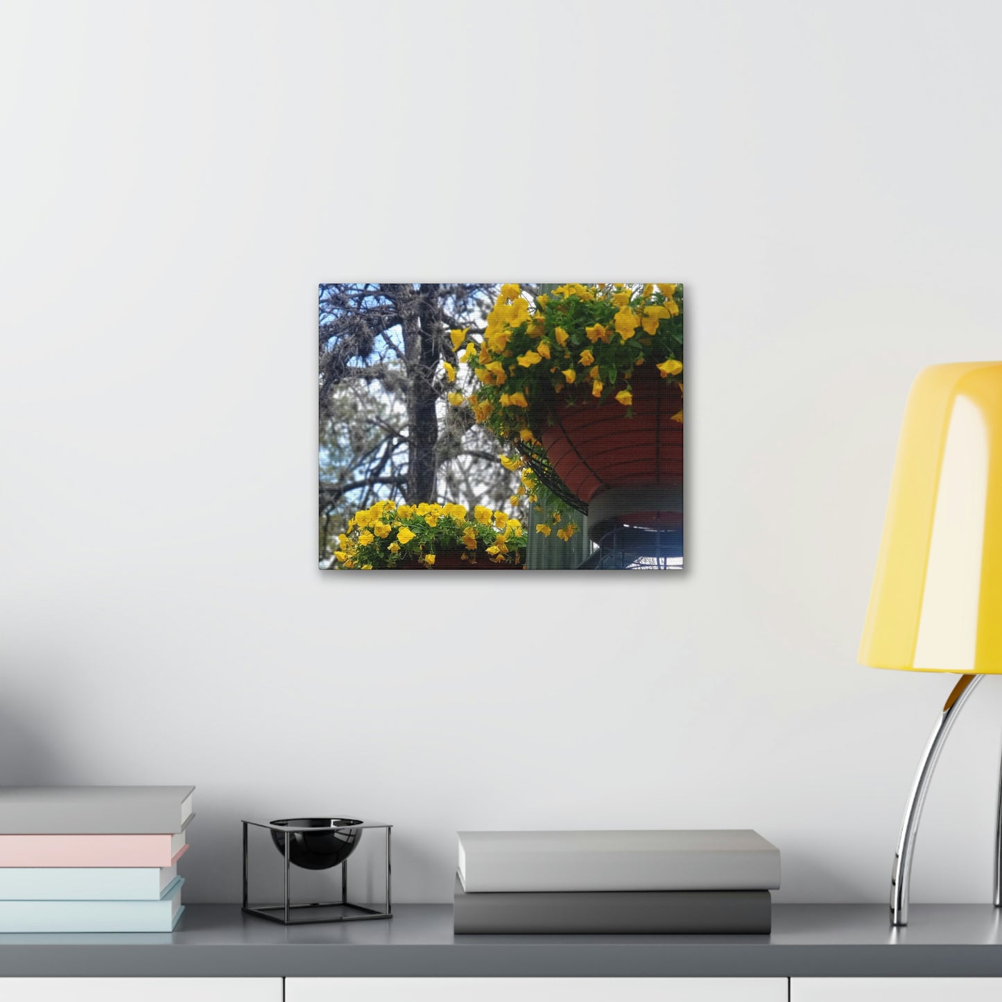 Yellow Pansies Downtown | Wall Art Canvas | High Bloom Collection | Life By Ortavia