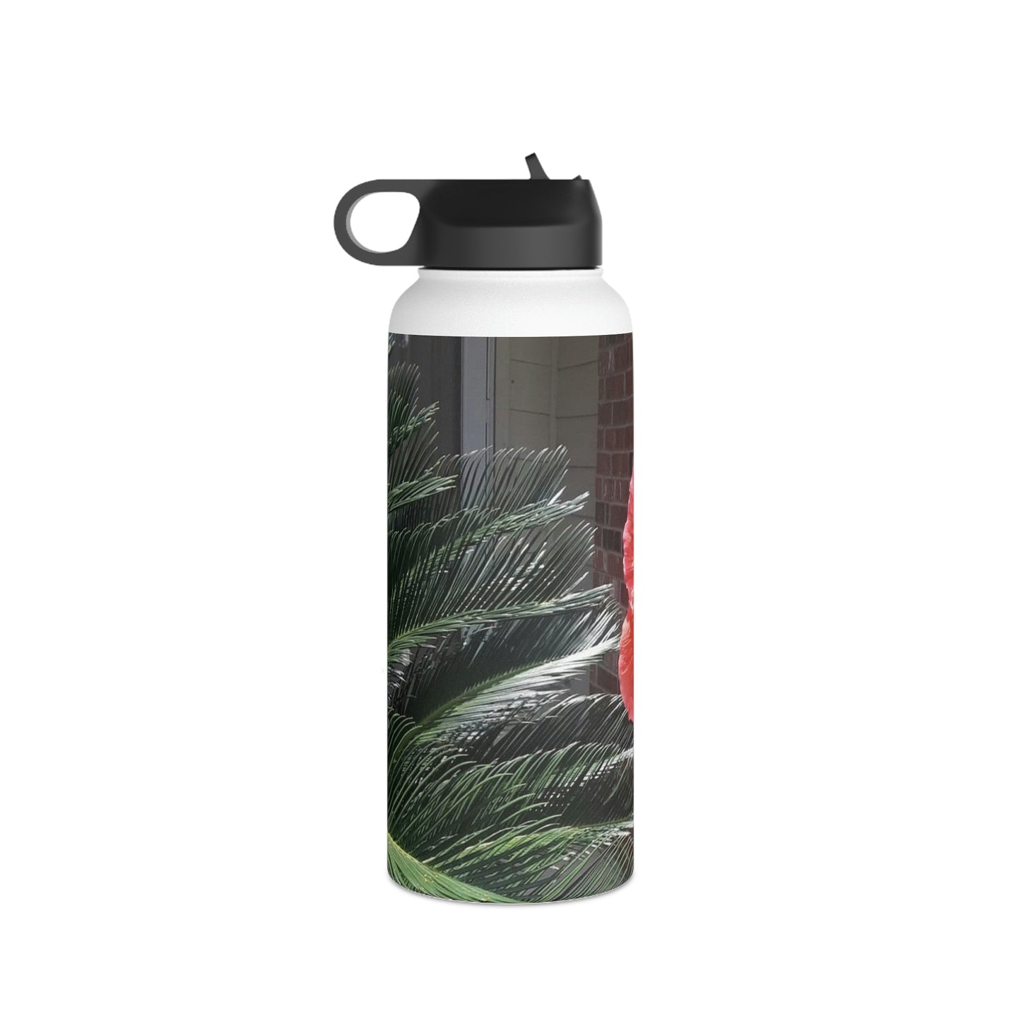 Peach Hibiscus | Stainless Steel Water Bottle, Standard Lid | High Bloom Collection | Life By Ortavia