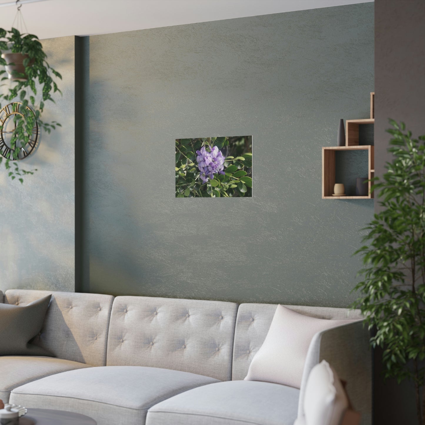 Purple Texas Mountain Laurel | Satin Posters (210gsm)