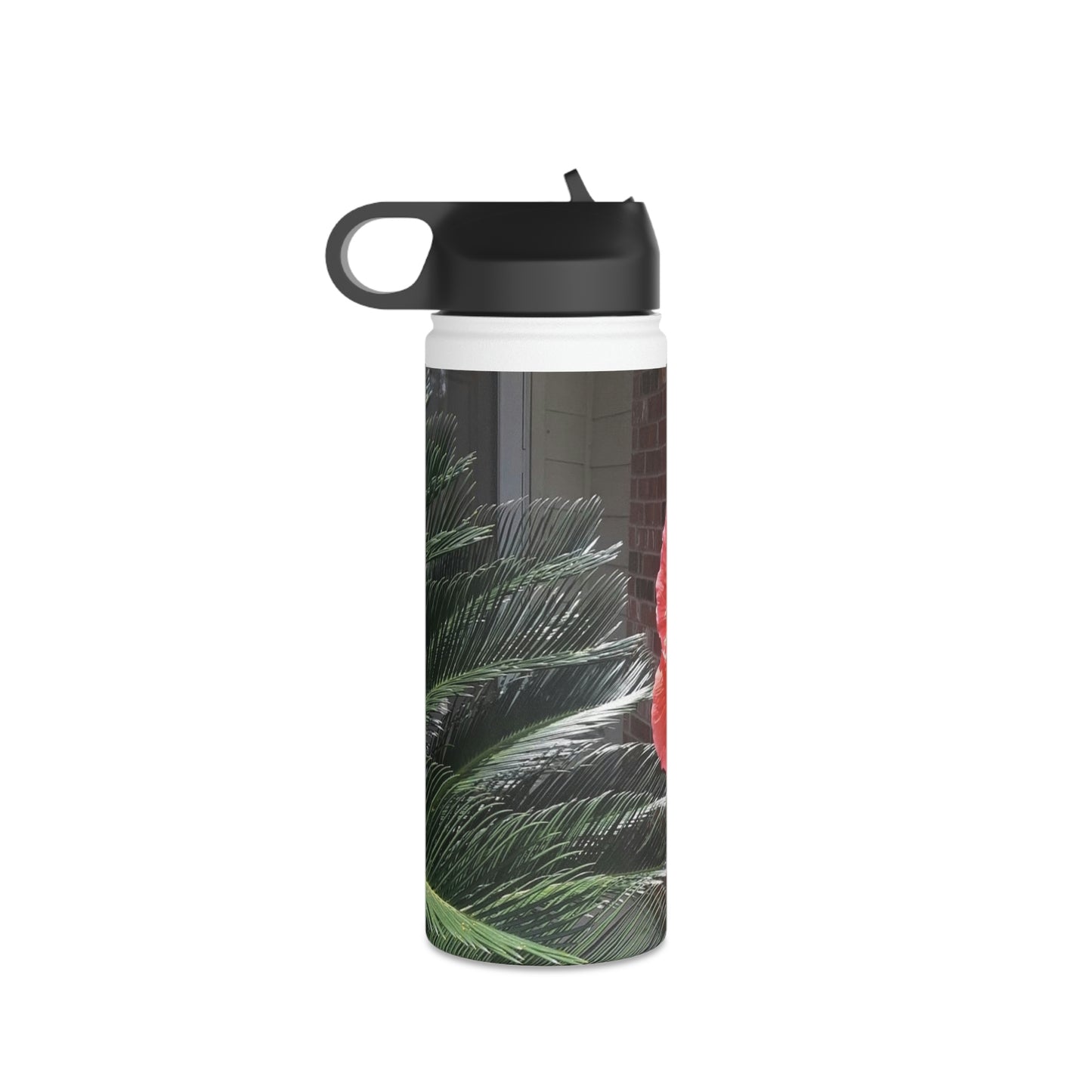 Peach Hibiscus | Stainless Steel Water Bottle, Standard Lid | High Bloom Collection | Life By Ortavia