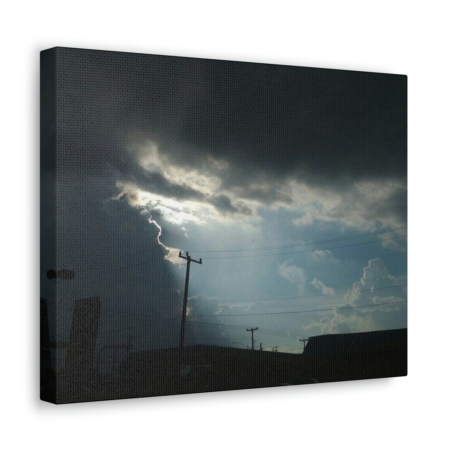 Sun Through Dark Clouds | Wall Art Canvas | Heavens Collection