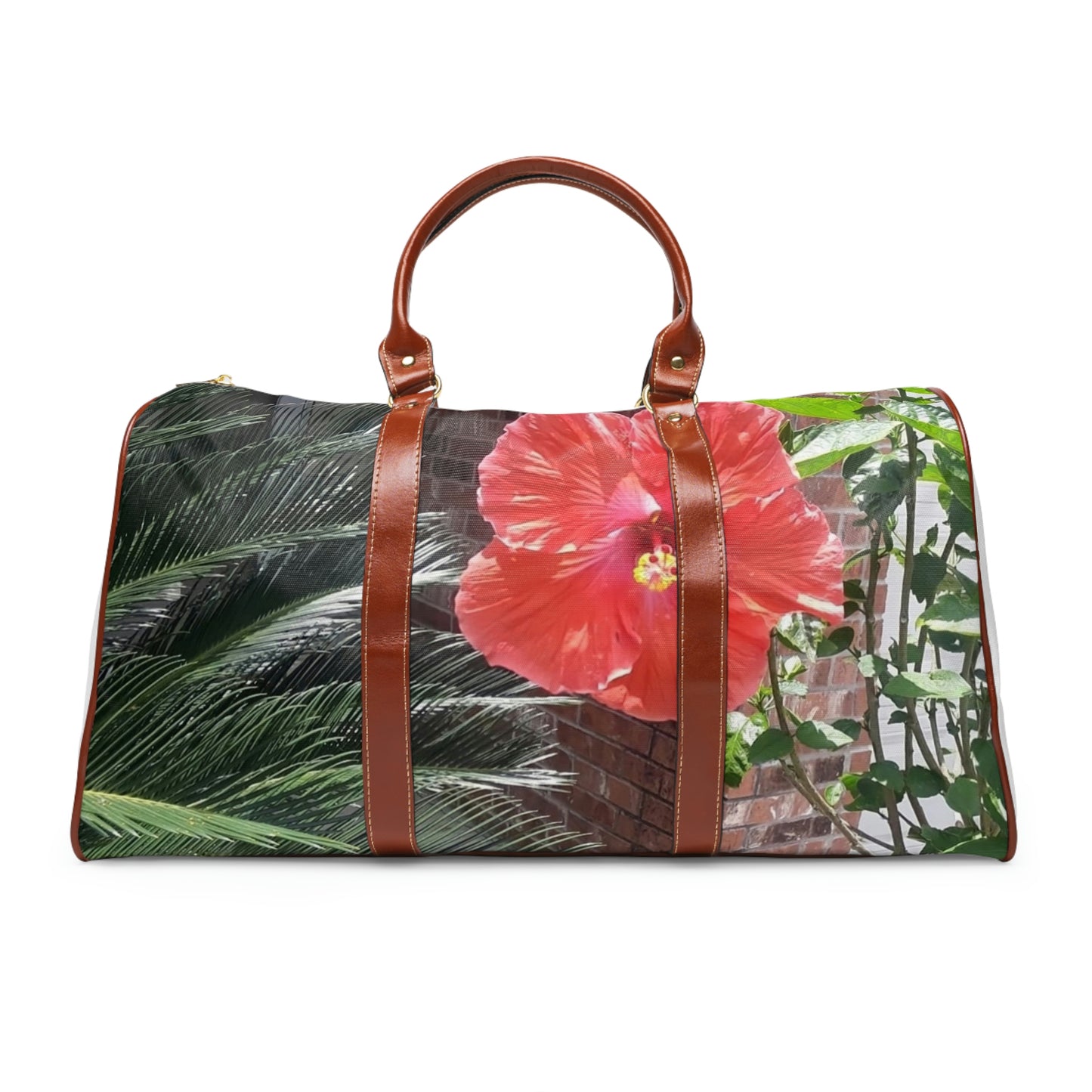 Peach Hibiscus | Waterproof Travel Bag | High Bloom Collection | Life By Ortavia
