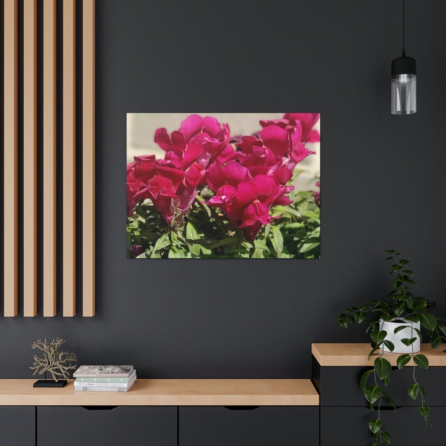 Magenta Snapdragon | Wall Art Canvas | High Bloom Collection | Life By Ortavia