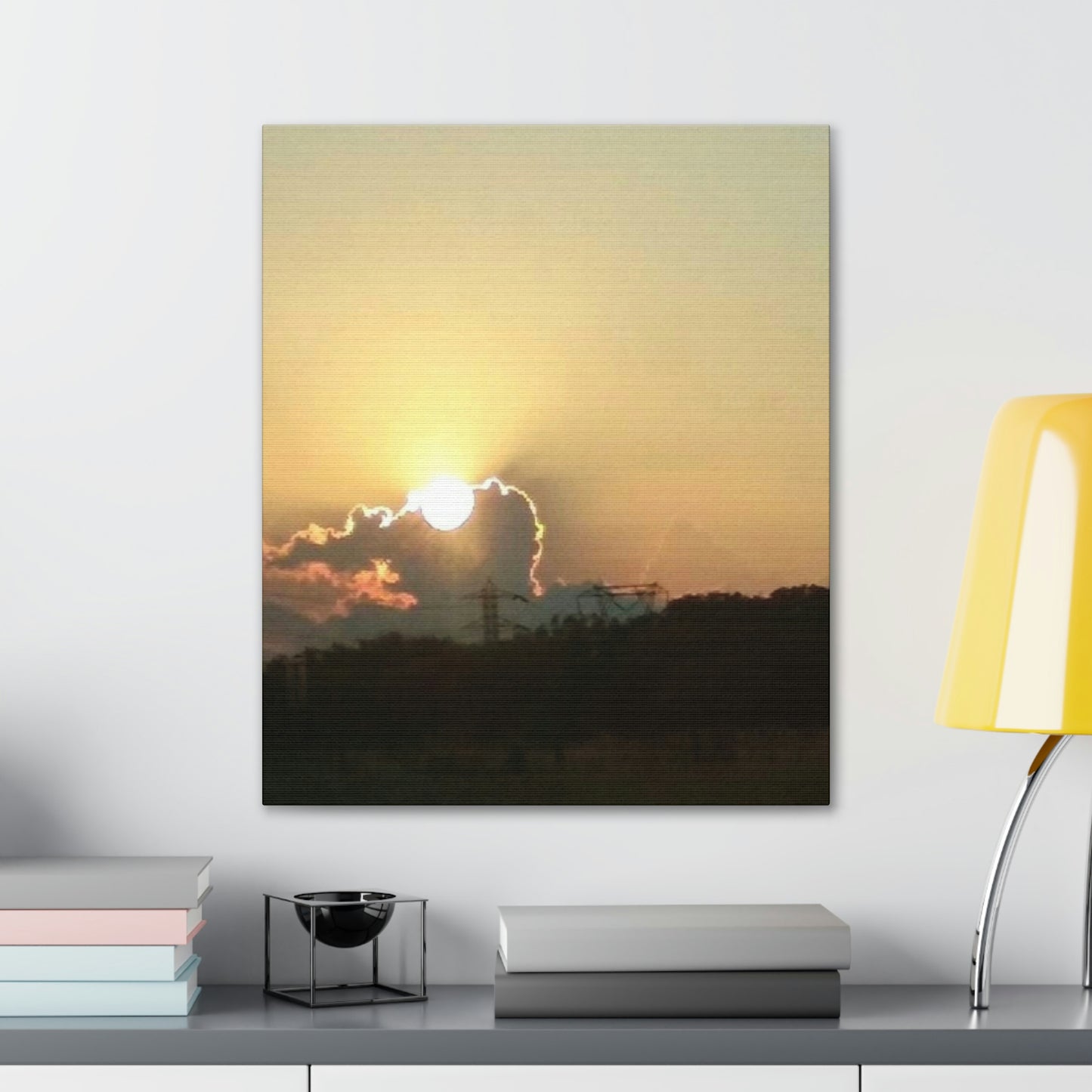 Sun in the Clouds | Wall Art Canvas | Heavens Collection | Life By Ortavia