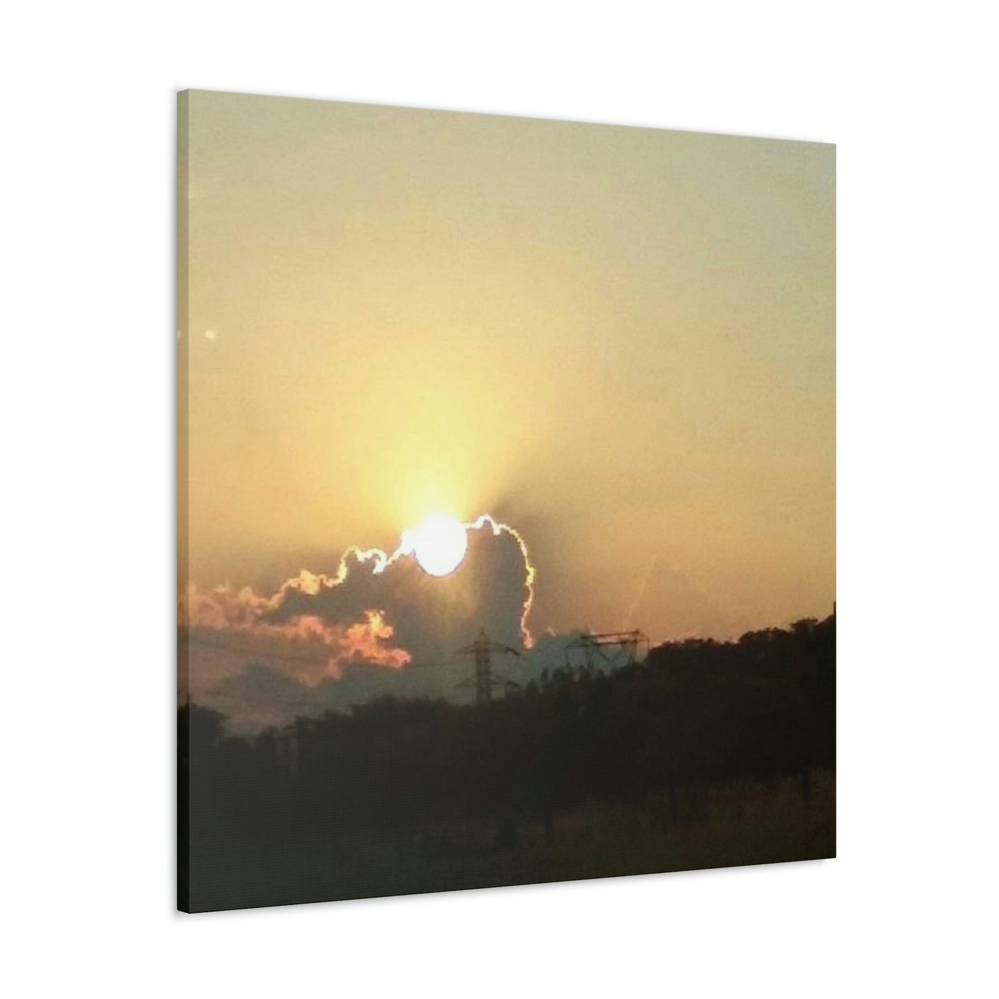 Sun in the Clouds | Wall Art Canvas | Heavens Collection | Life By Ortavia