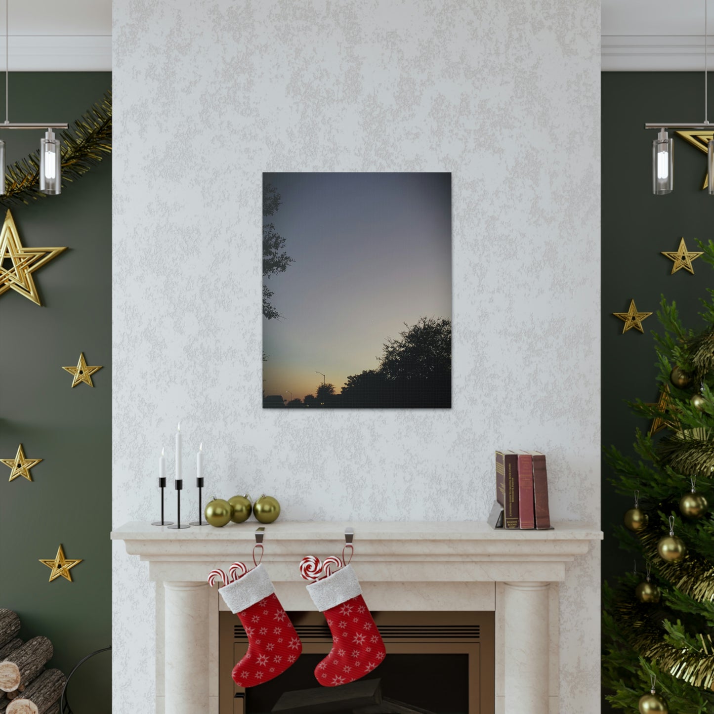 Rainbow Sunset | Wall Art Canvas | Heavens Collection | Life By Ortavia