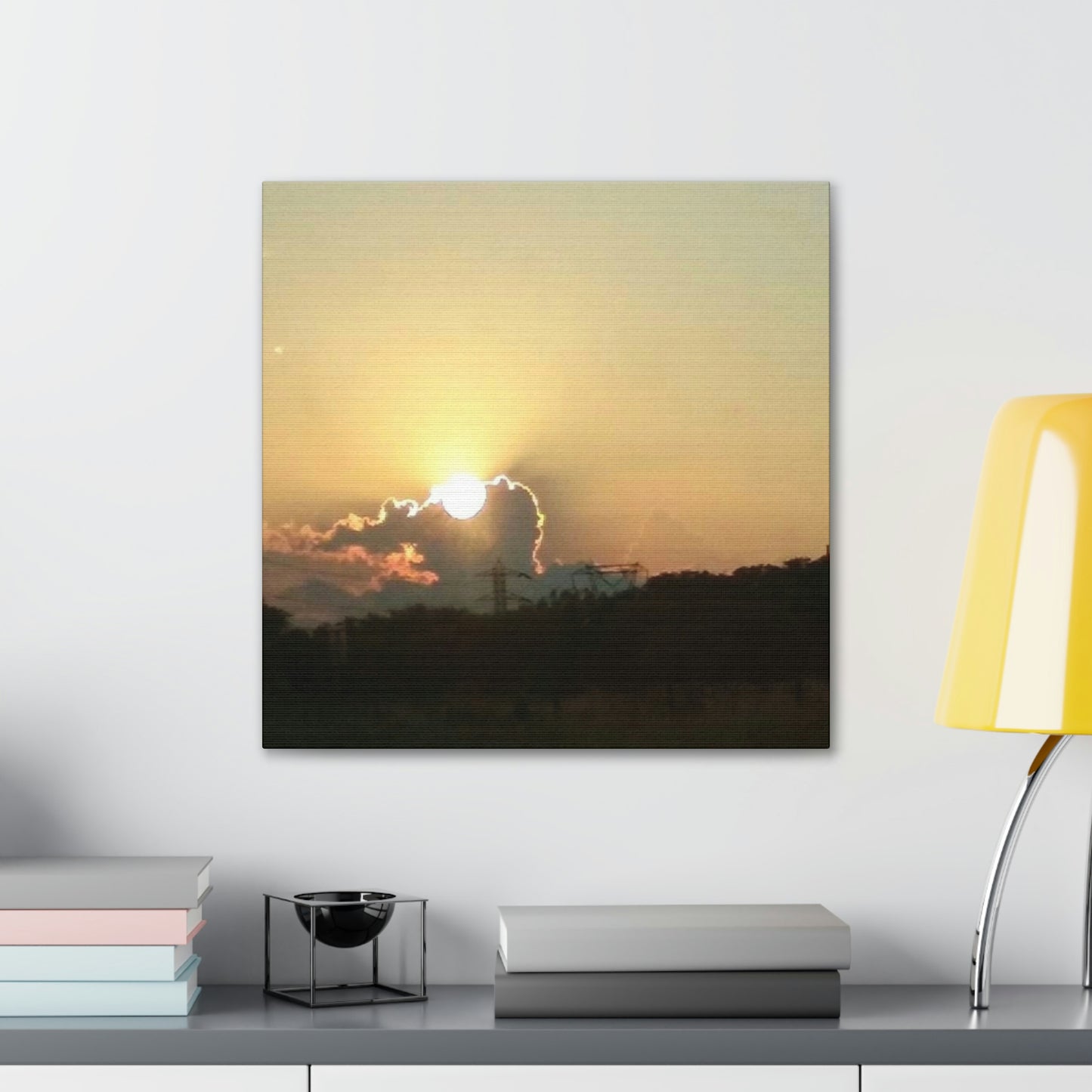 Sun in the Clouds | Wall Art Canvas | Heavens Collection | Life By Ortavia