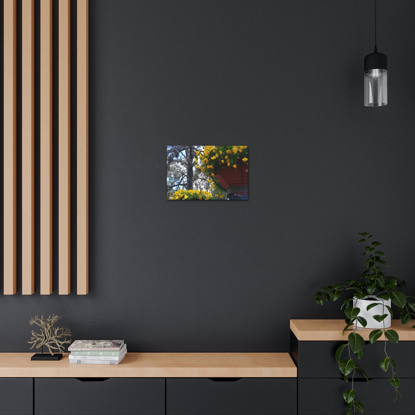 Yellow Pansies Downtown | Wall Art Canvas | High Bloom Collection | Life By Ortavia