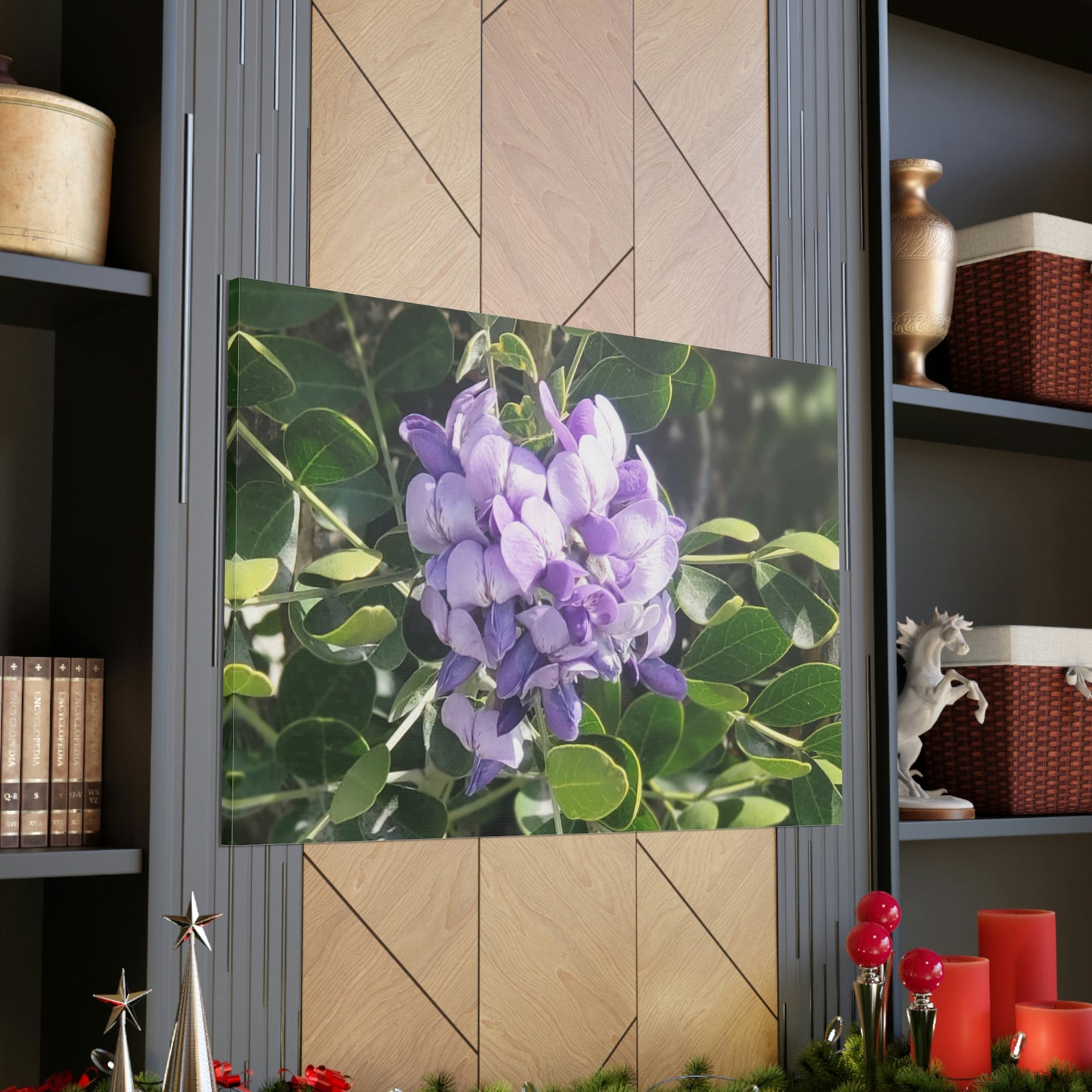 Purple Texas Mountain Laurel | Wall Art Canvas