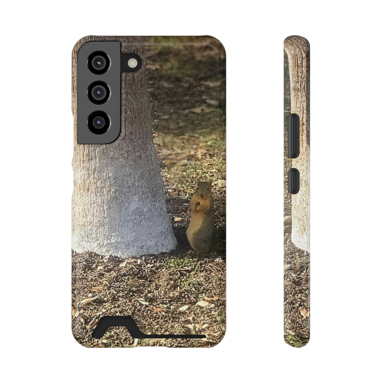 Squirrel and A Nut | Phone Case with Card Holder | Urban Geographic Collection | Life By Ortavia
