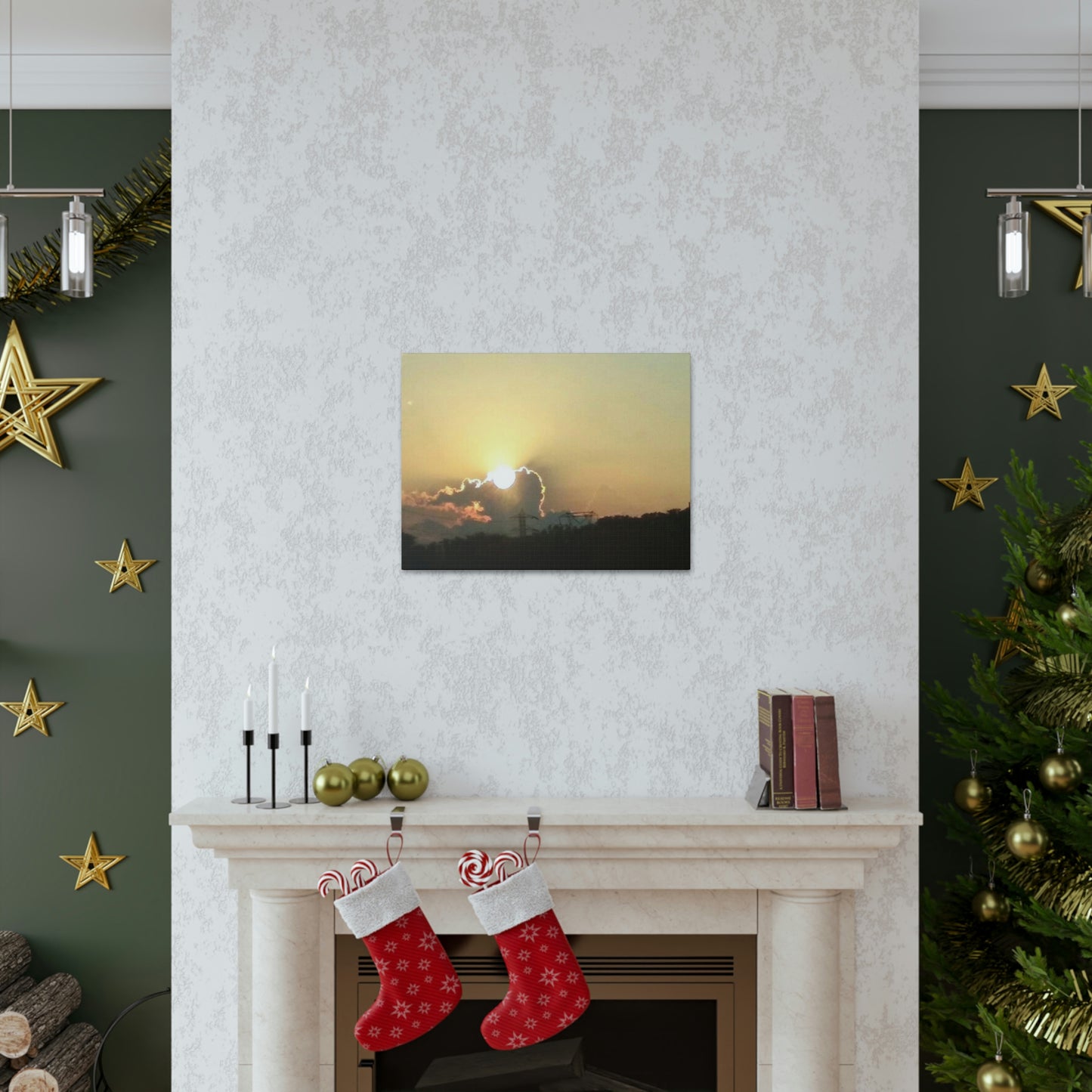 Sun in the Clouds | Wall Art Canvas | Heavens Collection | Life By Ortavia