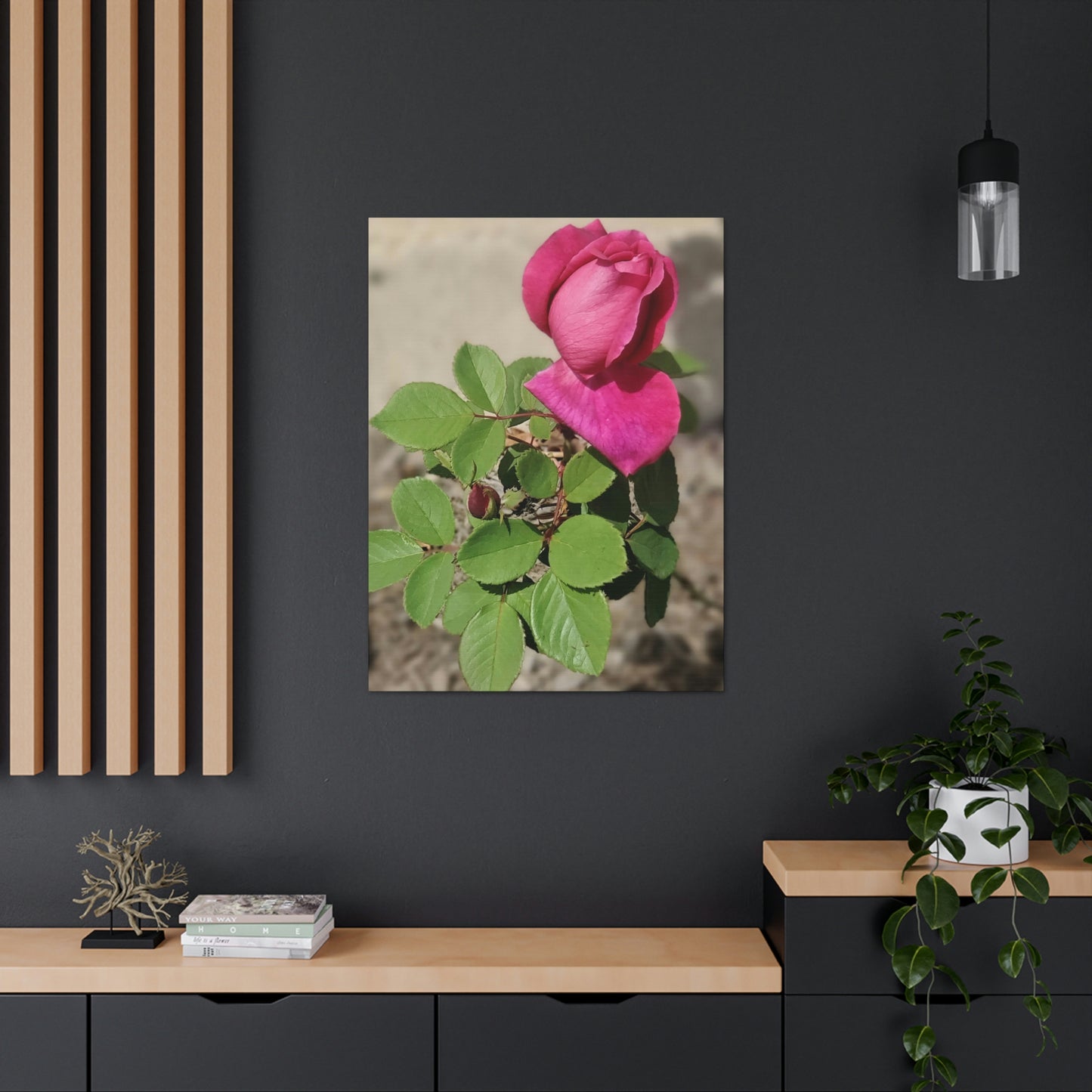 Dear Pink Rosa | High Bloom Collection | Canvas | Life By Ortavia