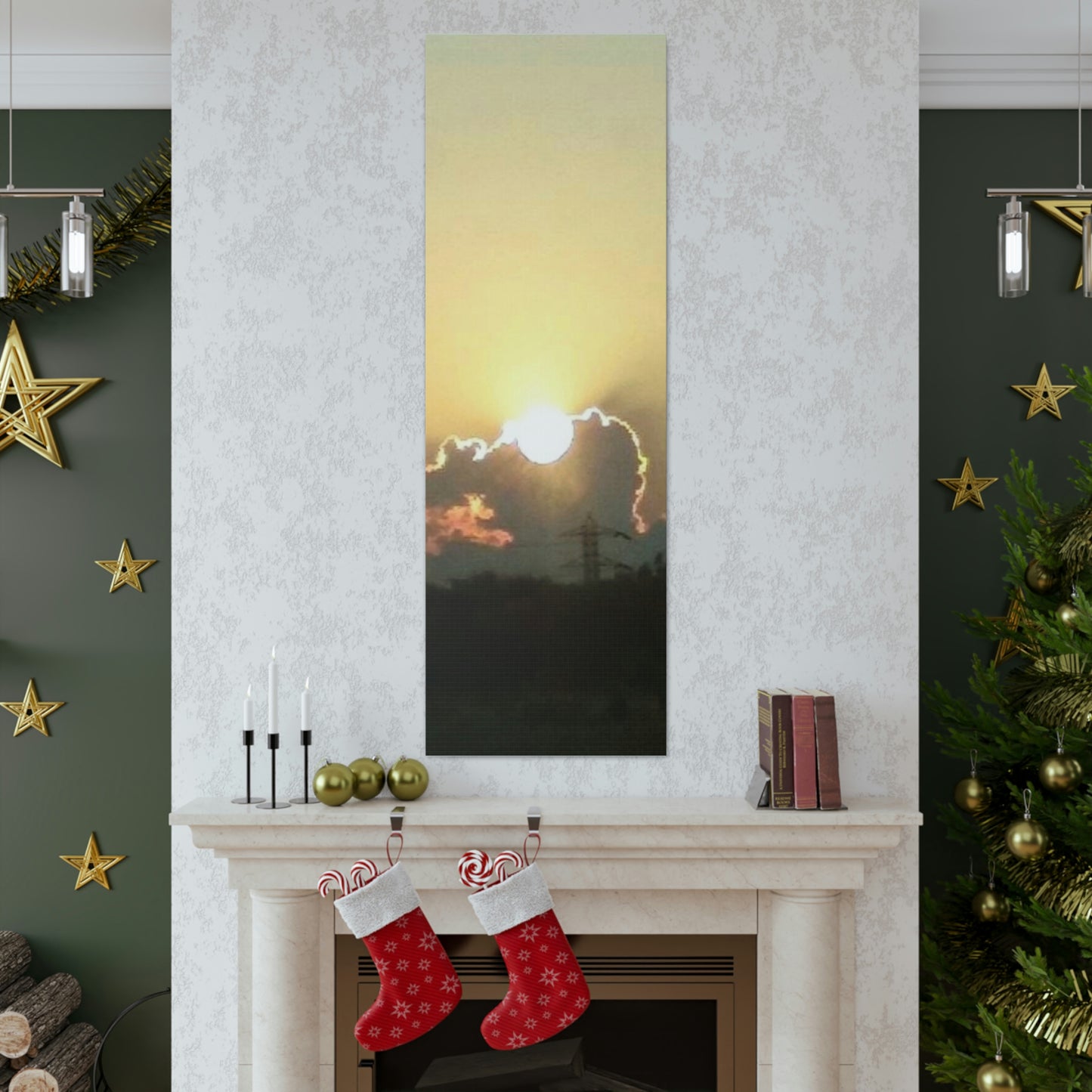 Sun in the Clouds | Wall Art Canvas | Heavens Collection | Life By Ortavia