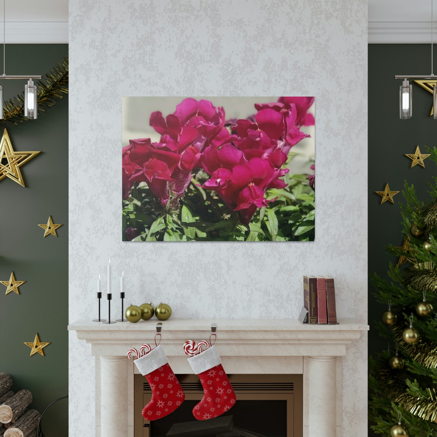 Magenta Snapdragon | Wall Art Canvas | High Bloom Collection | Life By Ortavia