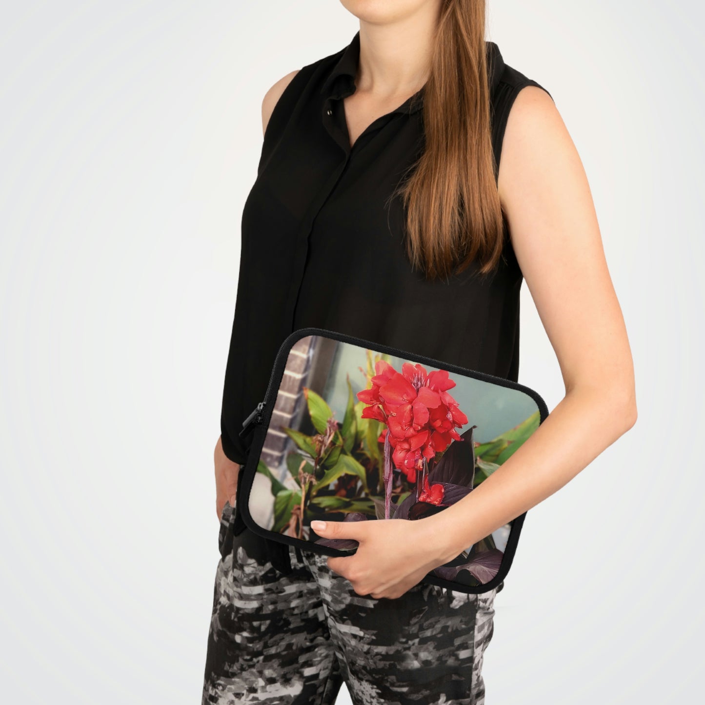 Red Canna | Laptop Sleeve 7 Inch 10 Inch 13 Inch 15 Inch 17 Inch | Life By Ortavia
