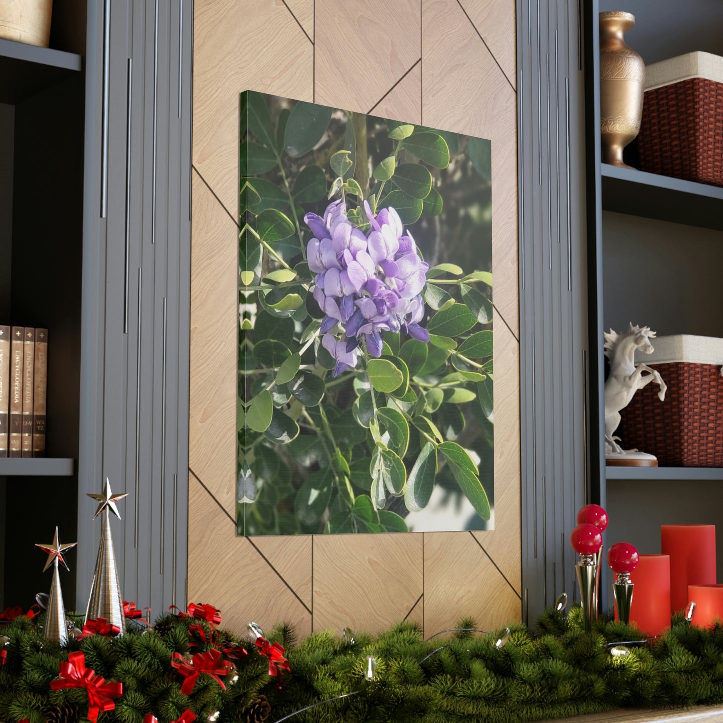 Purple Texas Mountain Laurel | Wall Art Canvas