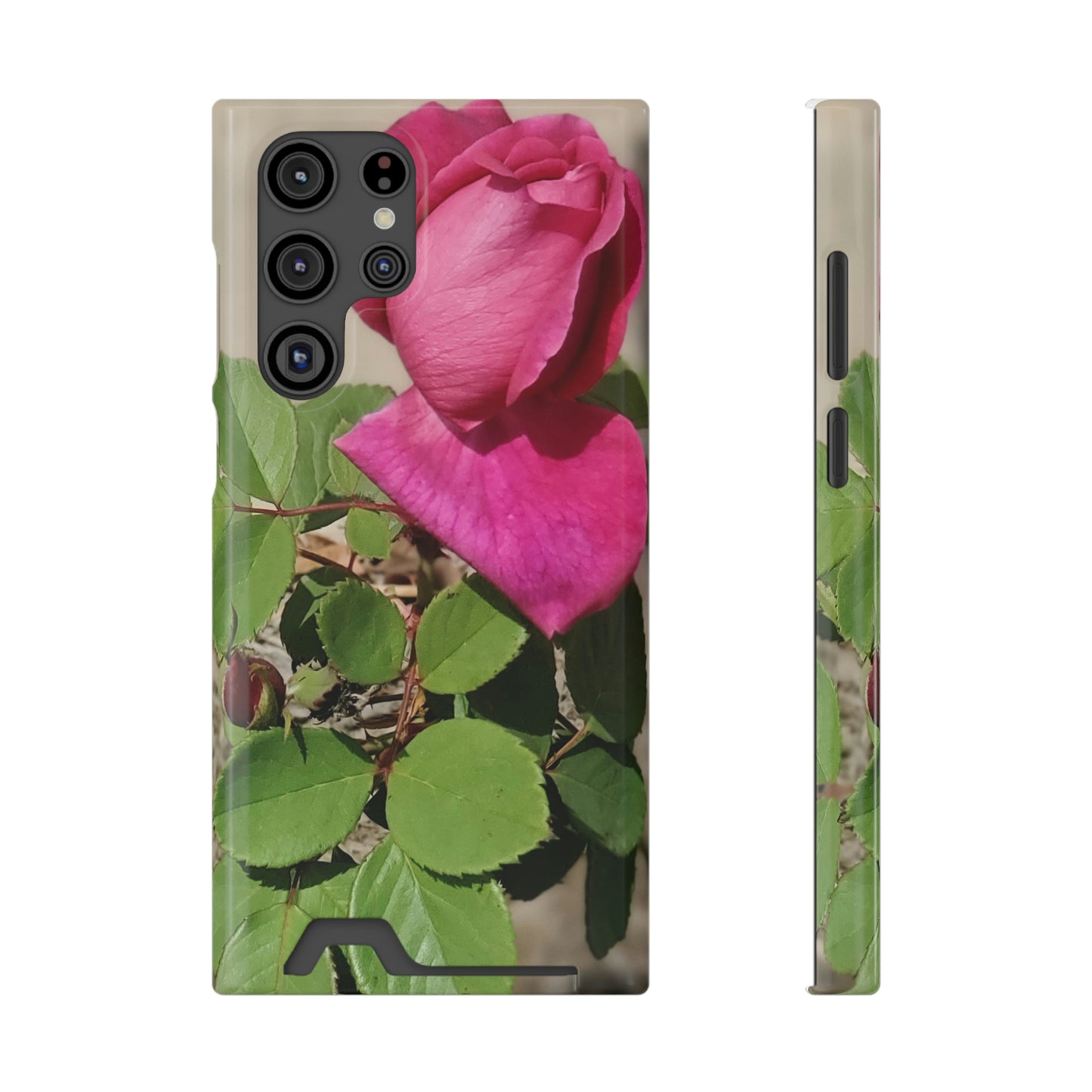 Dear Pink Rosa | Phone Case with Card Holder | High Bloom Collection | Life By Ortavia