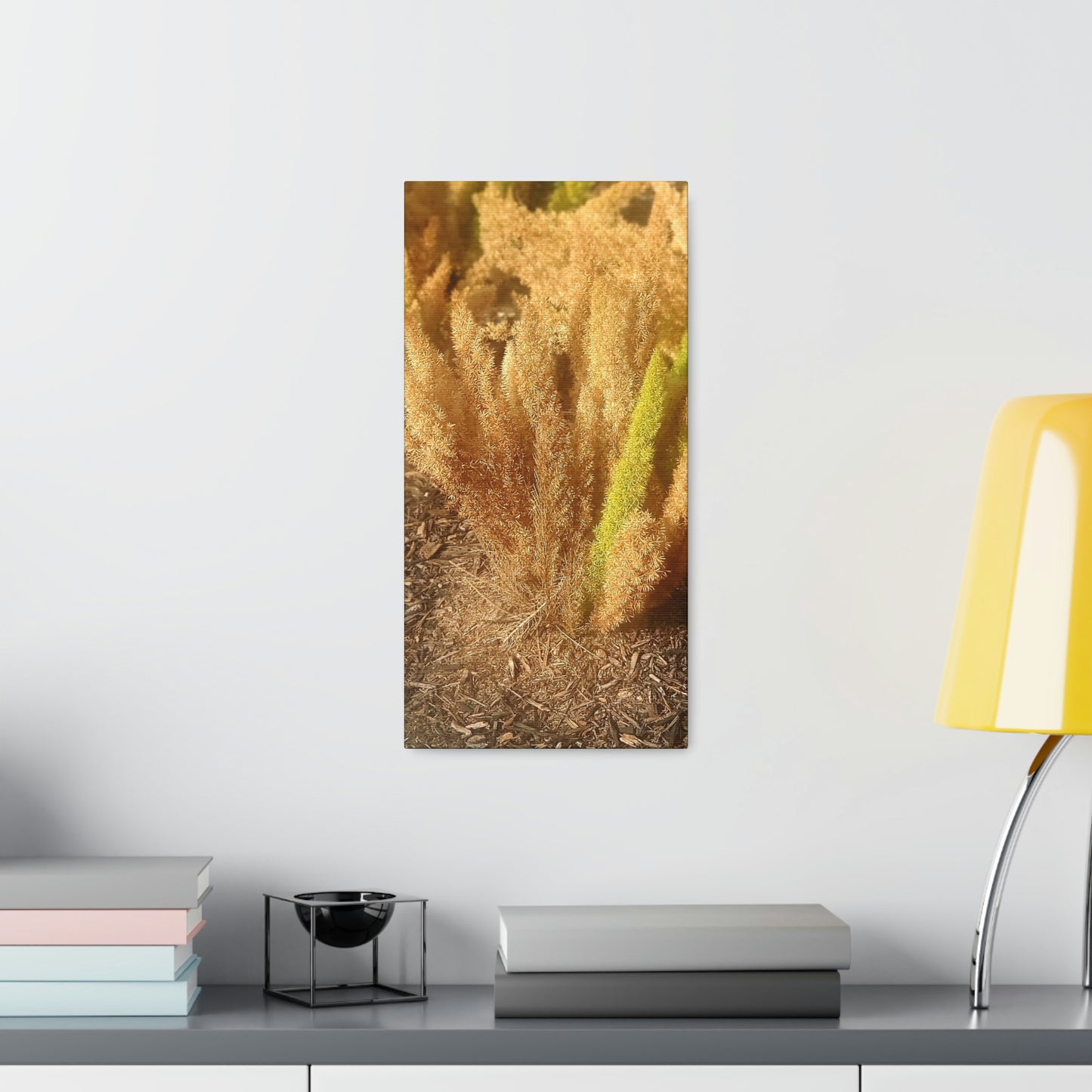Golden Foxtail Fern | Wall Art Canvas | High Bloom Collection | Life By Ortavia