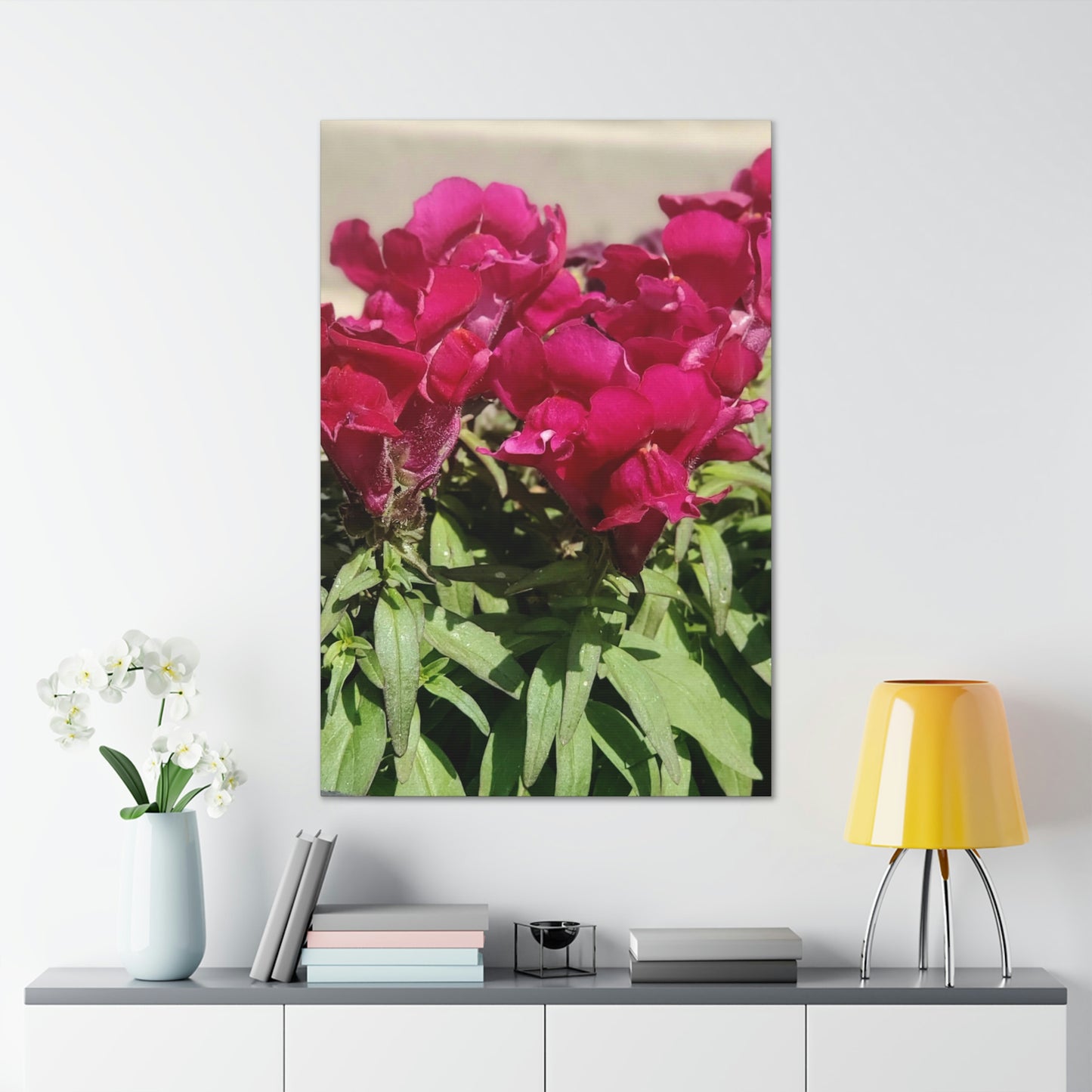 Magenta Snapdragon | Wall Art Canvas | High Bloom Collection | Life By Ortavia