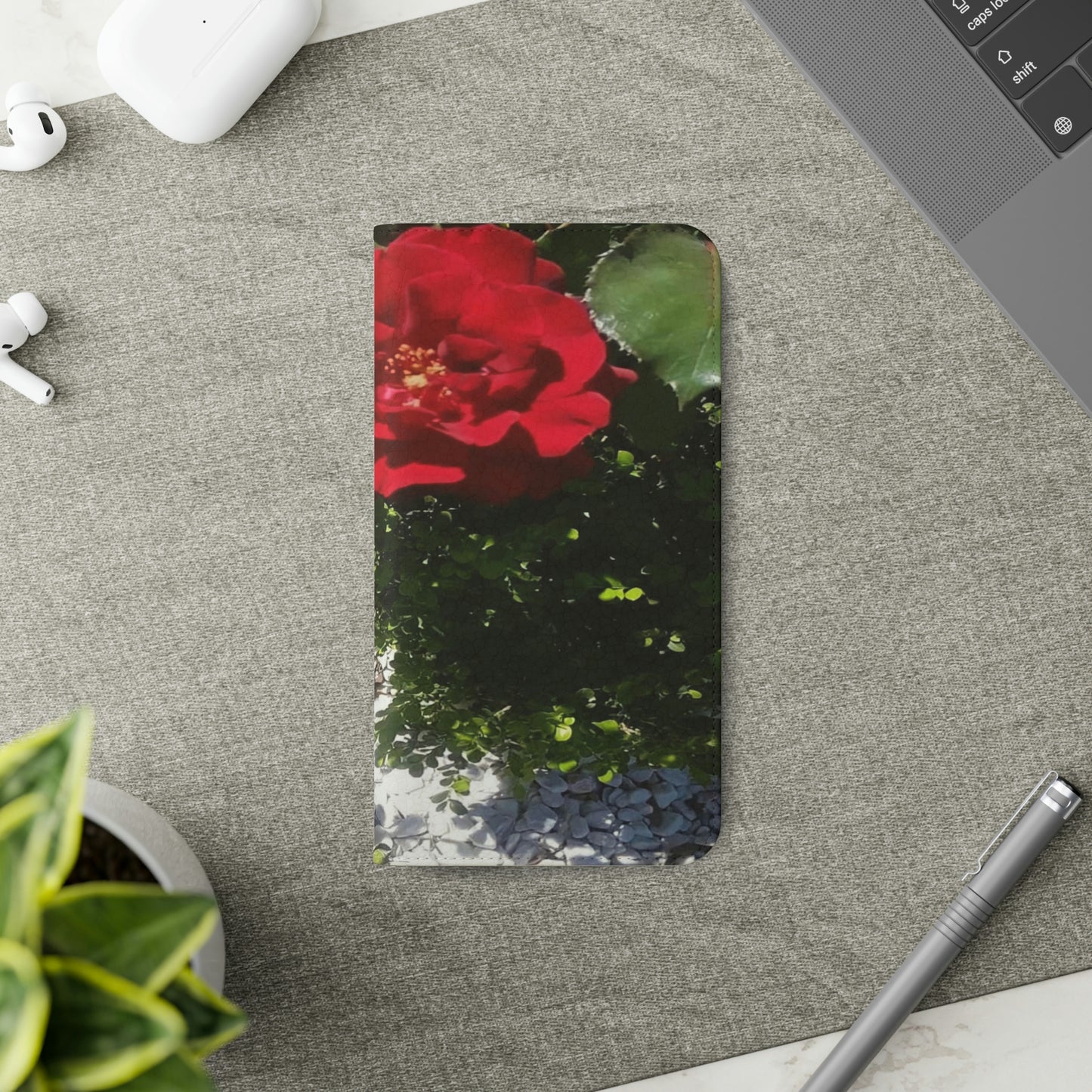 Europeana Red Rose | High Bloom Collection | Folio Phone Case | Life By Ortavia