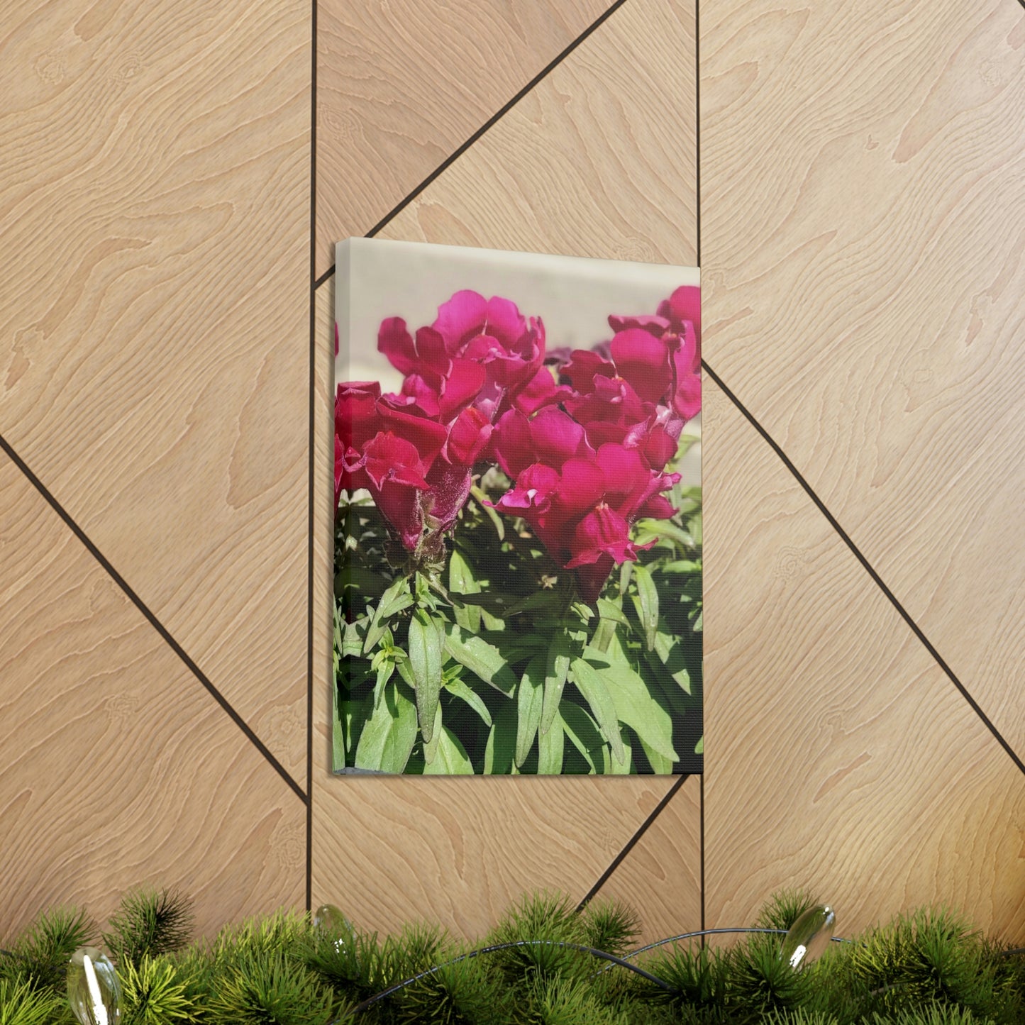 Magenta Snapdragon | Wall Art Canvas | High Bloom Collection | Life By Ortavia