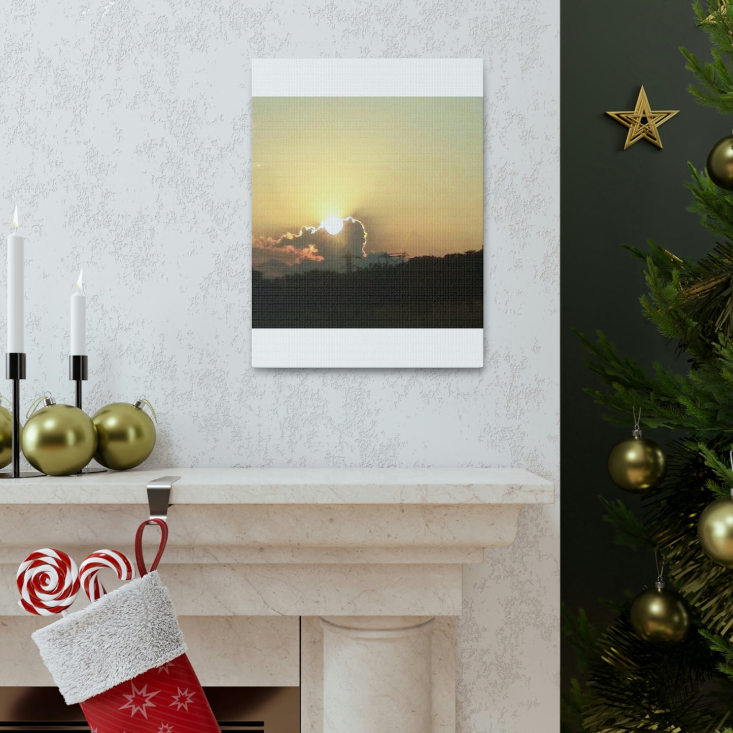 Sun in the Clouds | Wall Art Canvas | Heavens Collection | Life By Ortavia