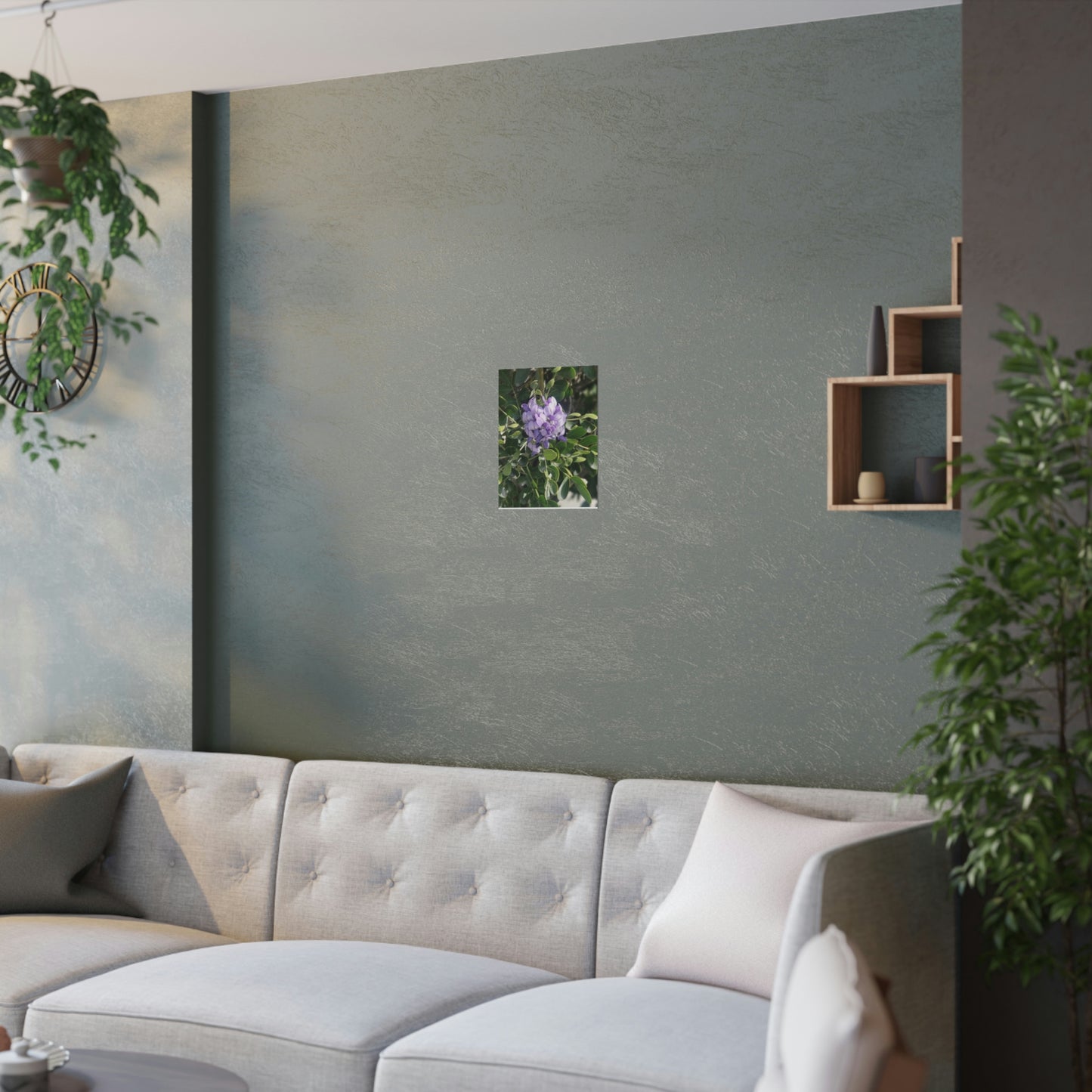 Purple Texas Mountain Laurel | Satin Posters (210gsm)