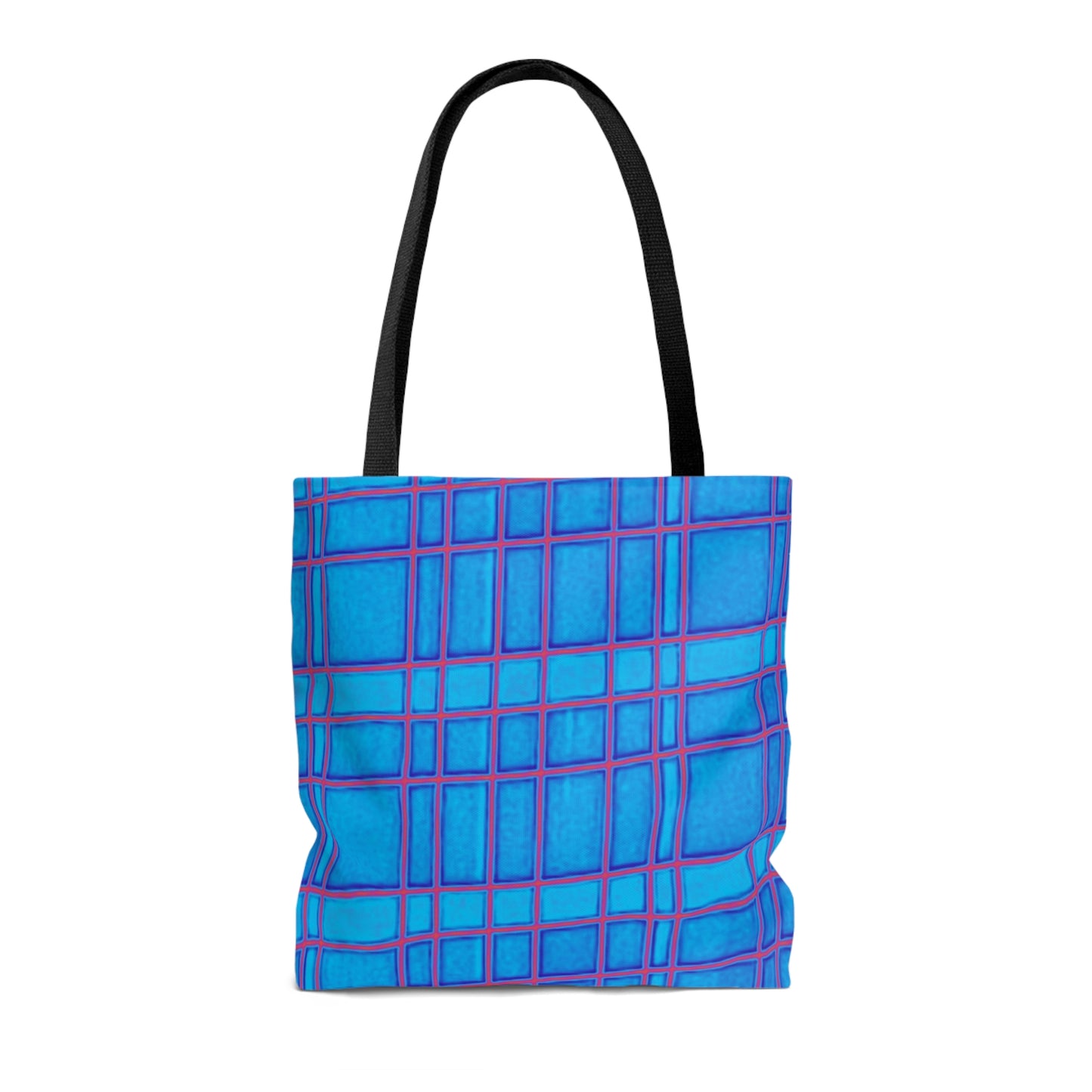 Light Blue/Red | Tote Bag | Vintage Window Collection | Life By Ortavia