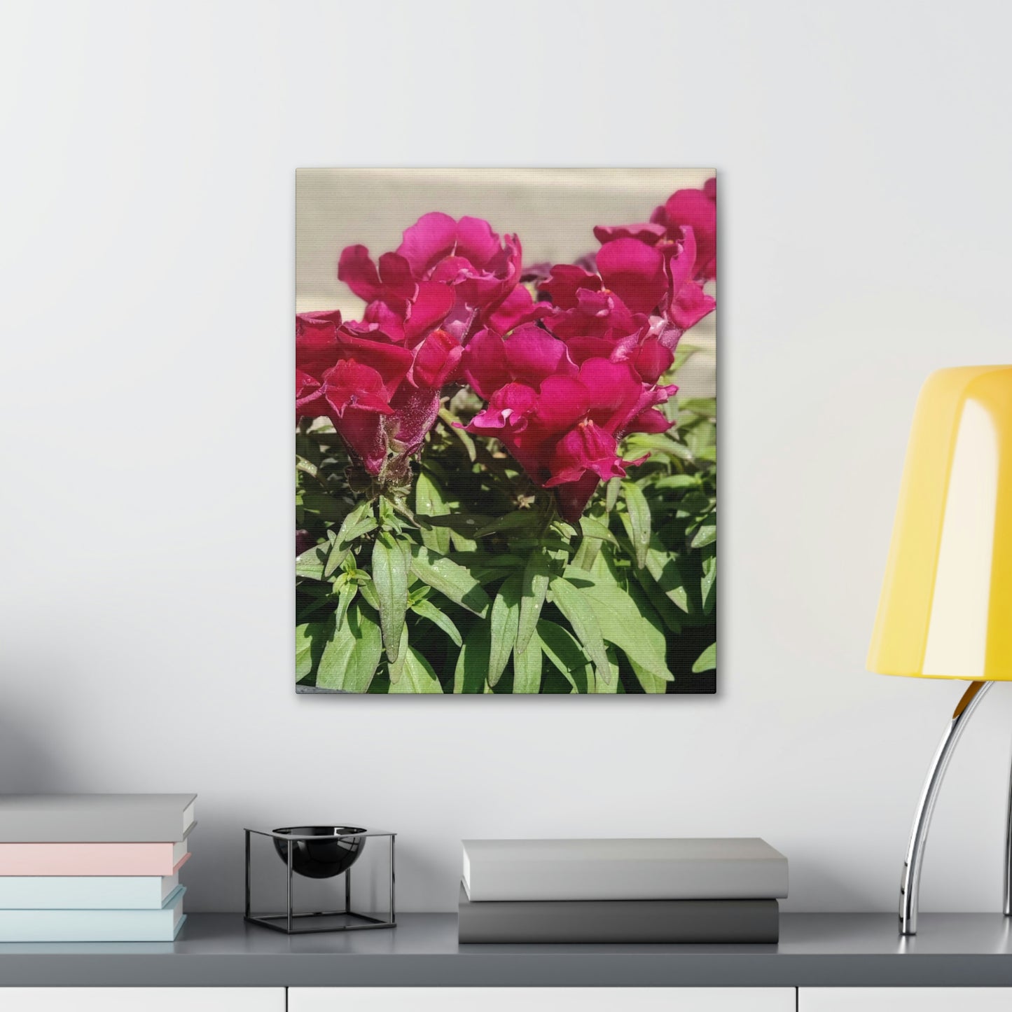 Magenta Snapdragon | Wall Art Canvas | High Bloom Collection | Life By Ortavia