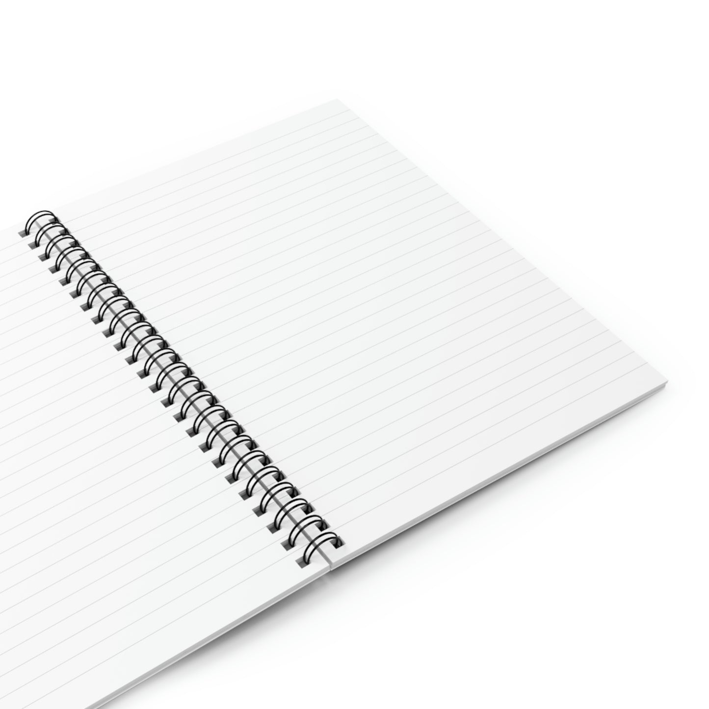 Focus On A Pink Rose | Spiral Notebook 118 pg Ruled | High Bloom Collection | Life By Ortavia