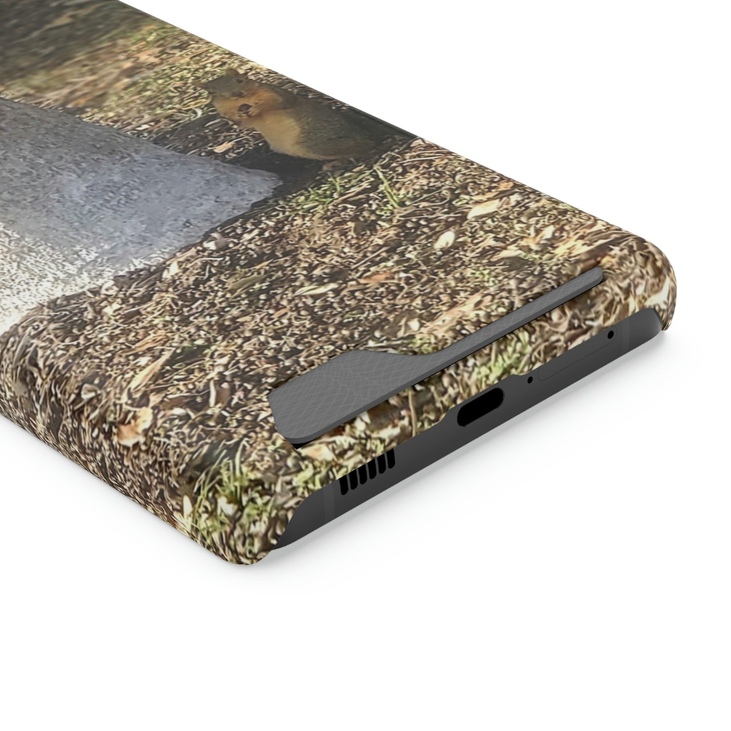 Squirrel and A Nut | Phone Case with Card Holder | Urban Geographic Collection | Life By Ortavia