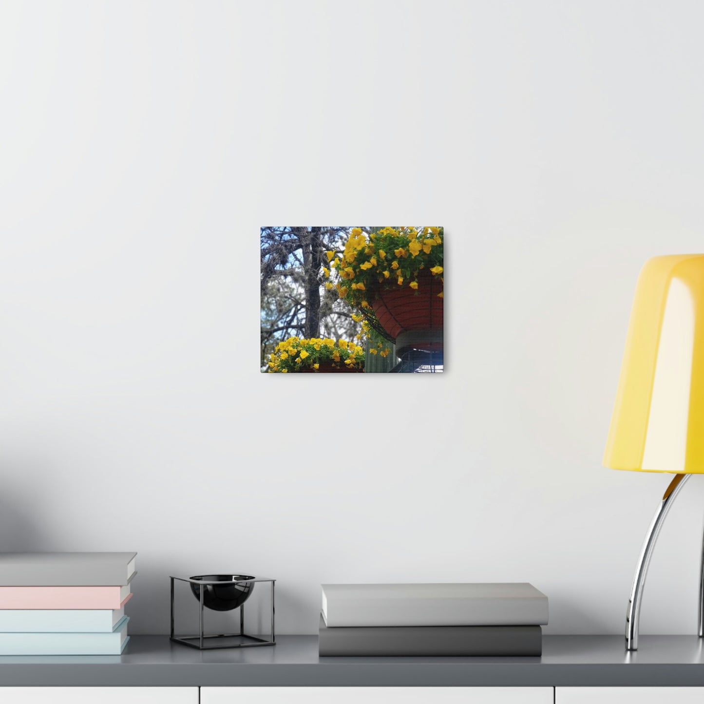 Yellow Pansies Downtown | Wall Art Canvas | High Bloom Collection | Life By Ortavia