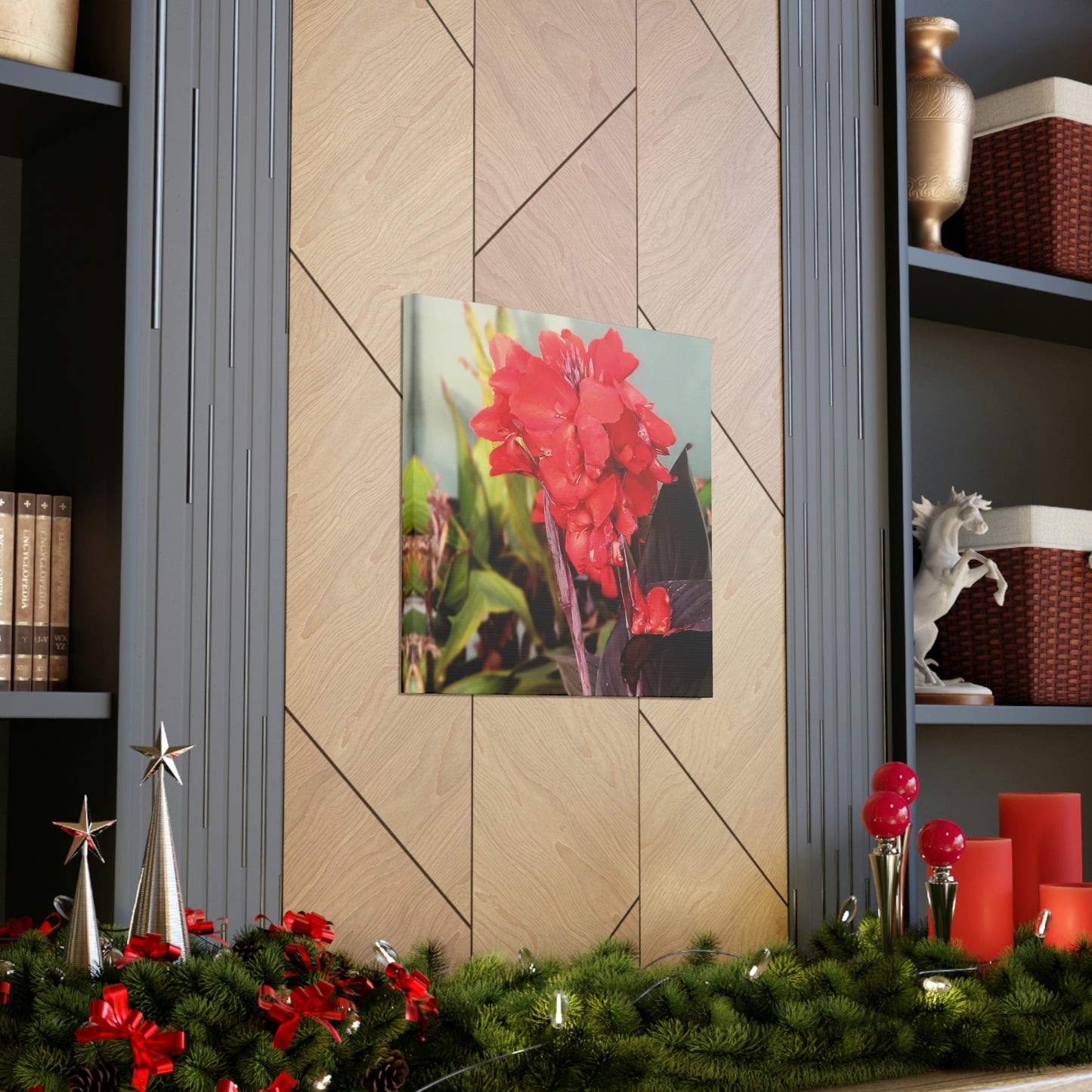 Red Canna | High Bloom Collection | Wall Art Print | Life By Ortavia