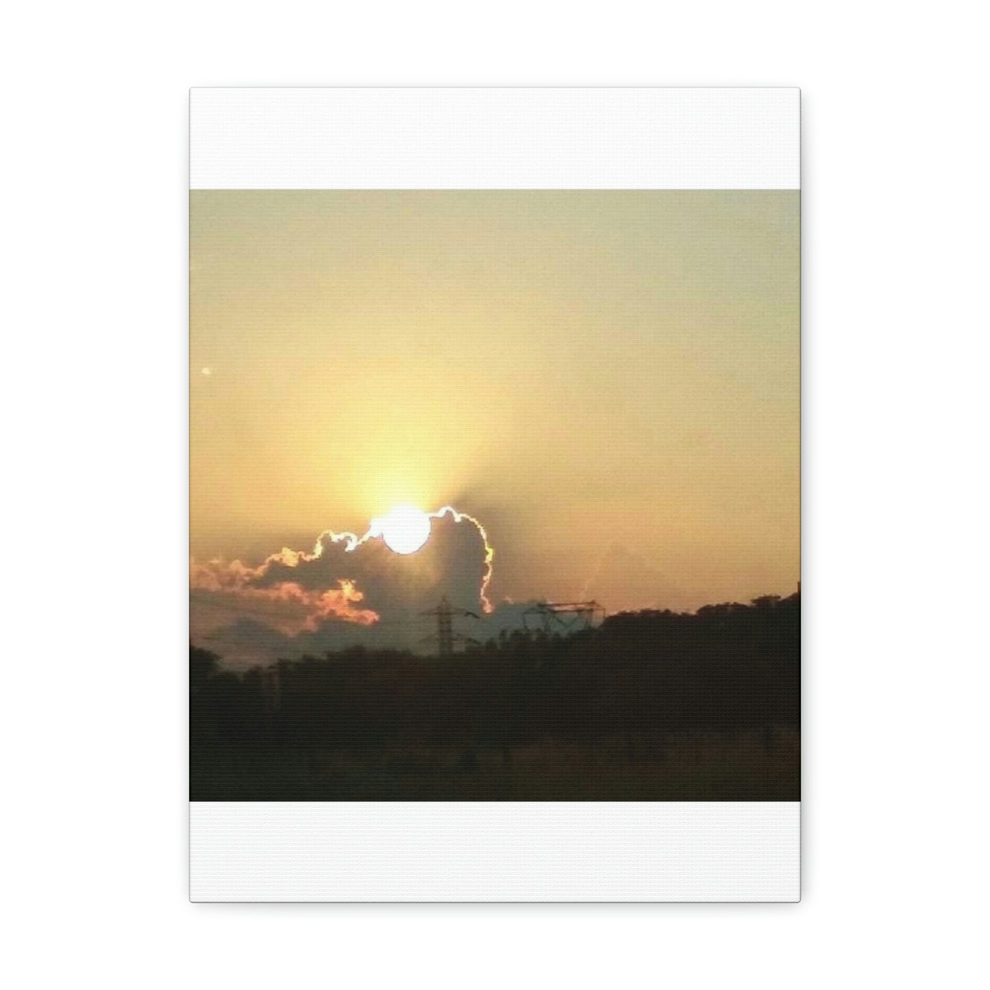 Sun in the Clouds | Wall Art Canvas | Heavens Collection | Life By Ortavia