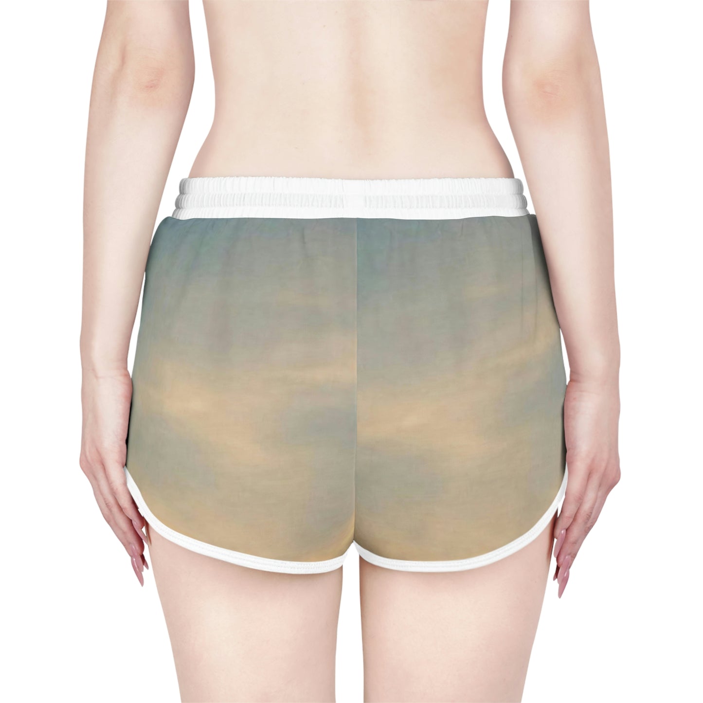 Pink/Blue Colored Women's Relaxed Shorts